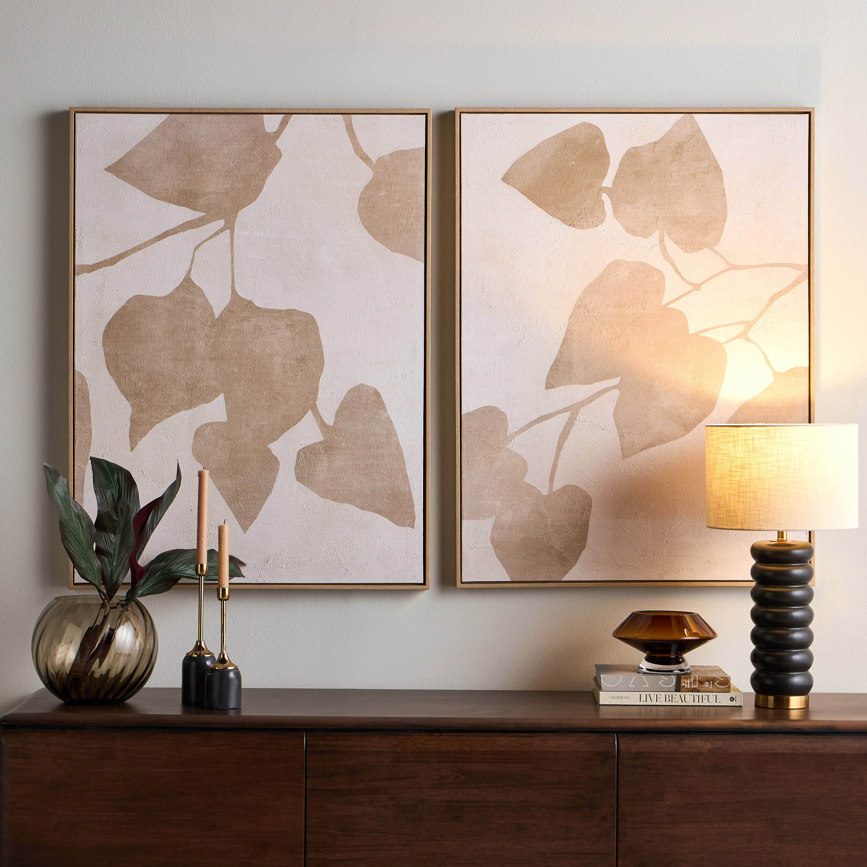 Stresha 2-Piece Framed Canvas Wall Art Set - 75x100 cm-household-walldecorandmirrors-wallart-image-3