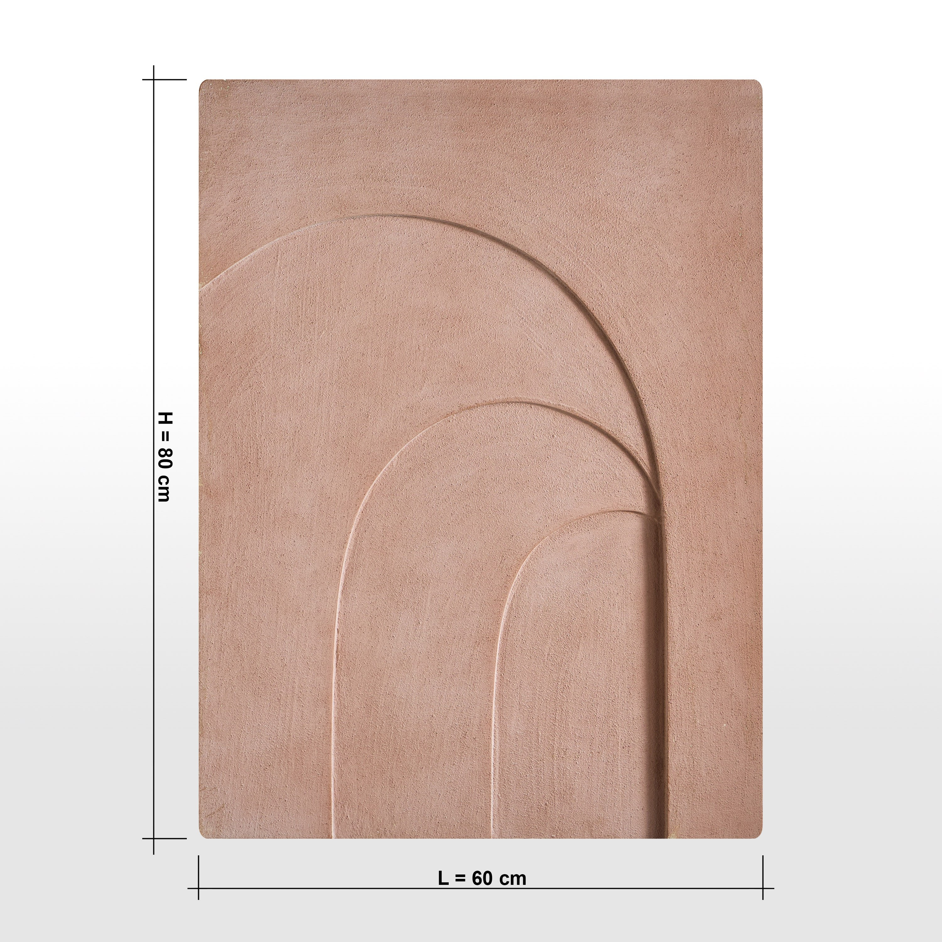 Trina Unframed 3D Wall Art - 60x80 cm-household-walldecorandmirrors-wallart-image-4