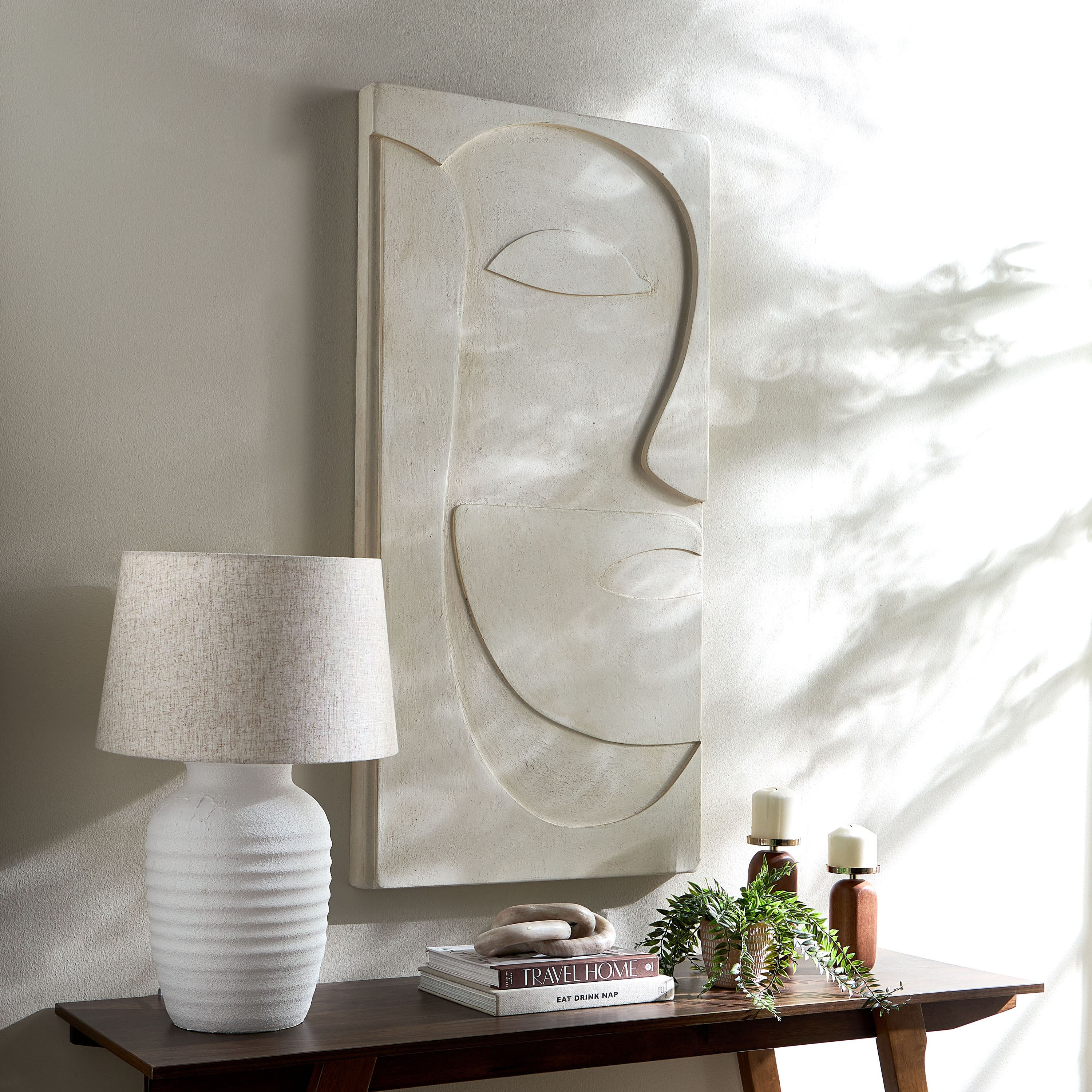 زينة حائط ثلاثية الأبعاد غير مؤطرة - دامارا - 60x120 سم-household-walldecorandmirrors-wallart-image-3