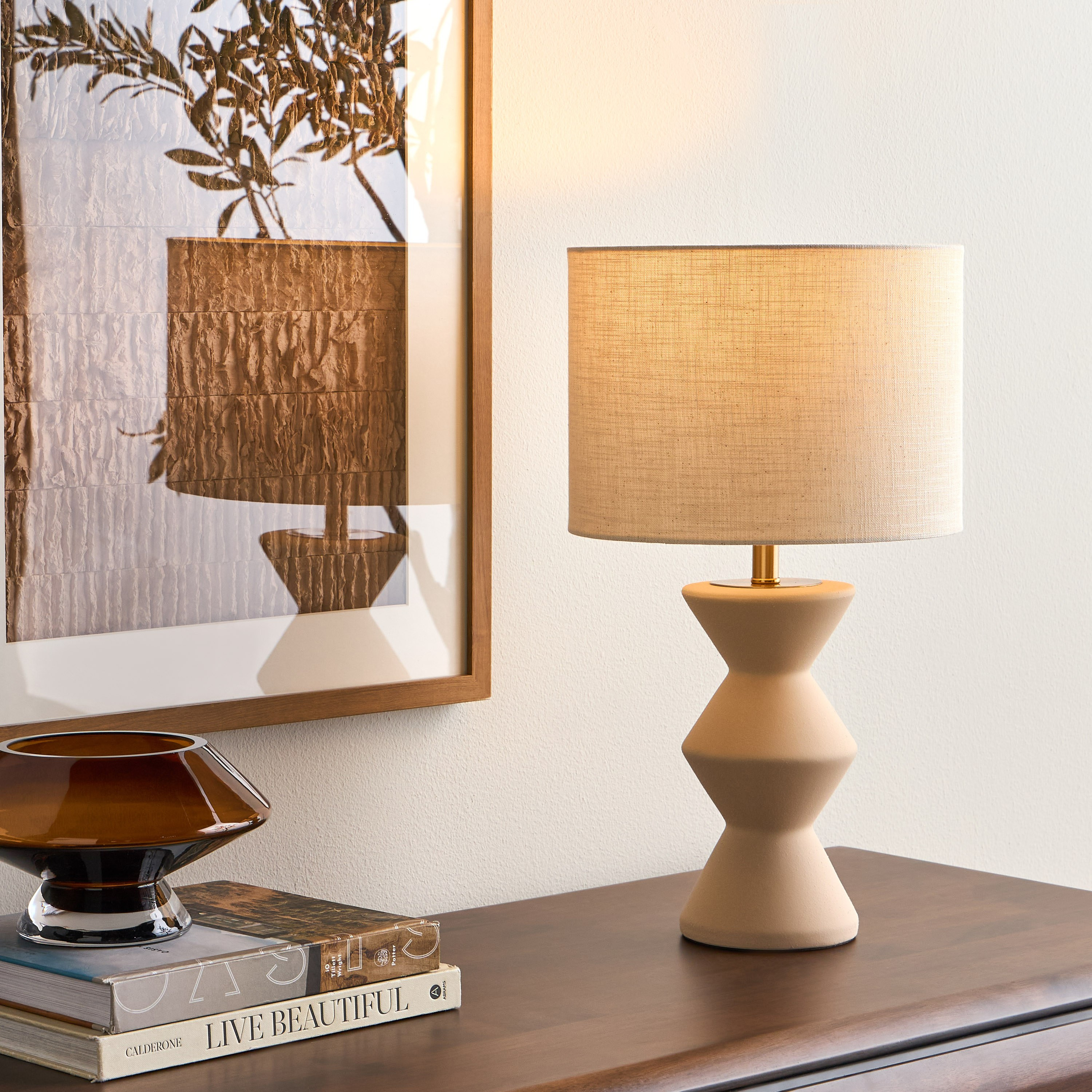 مصباح طاولة سيراميك - إهرين - 49 سم-household-lighting-tableanddesklamps-image-4