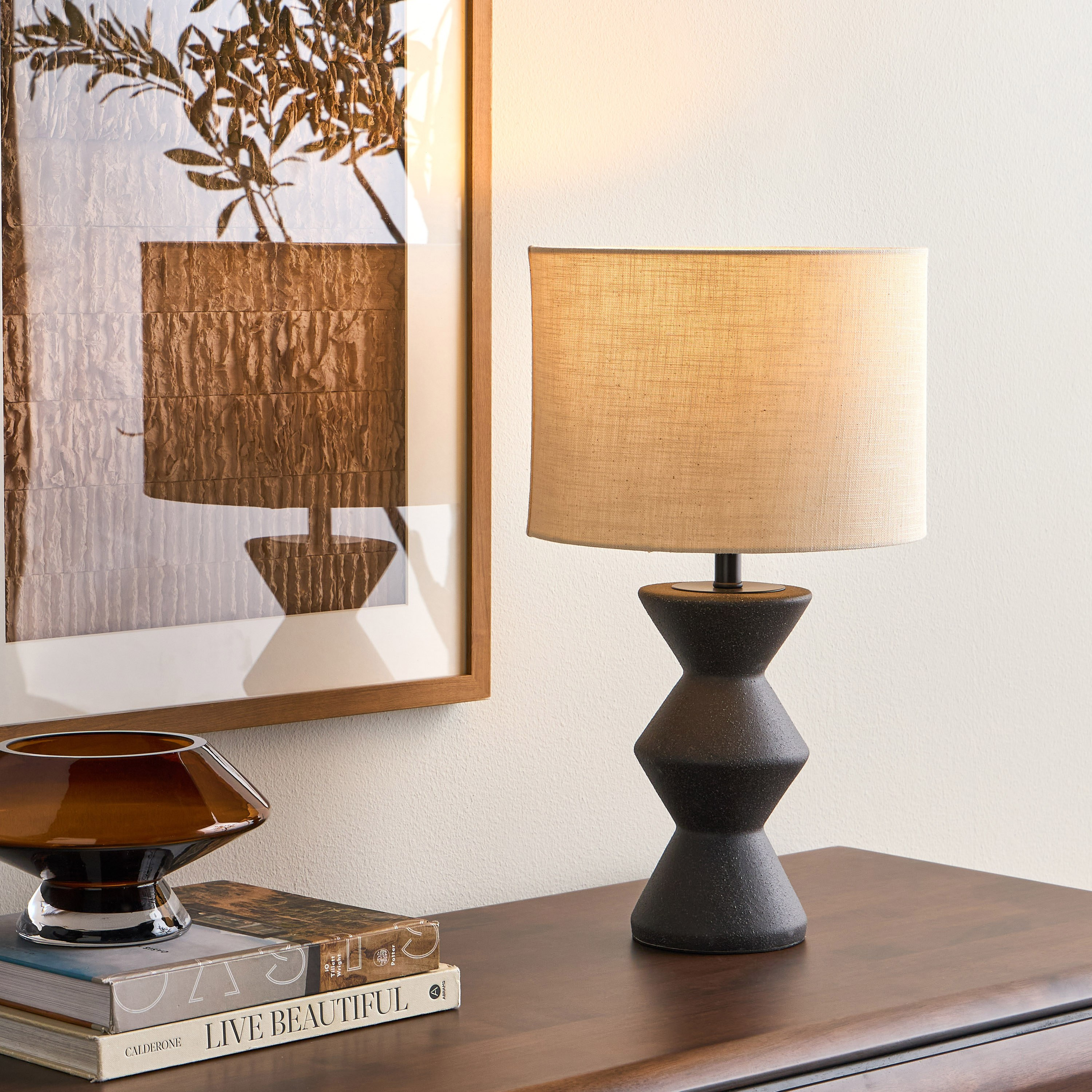 Ehren Ceramic Table Lamp - 49 cm-household-lighting-tableanddesklamps-image-4