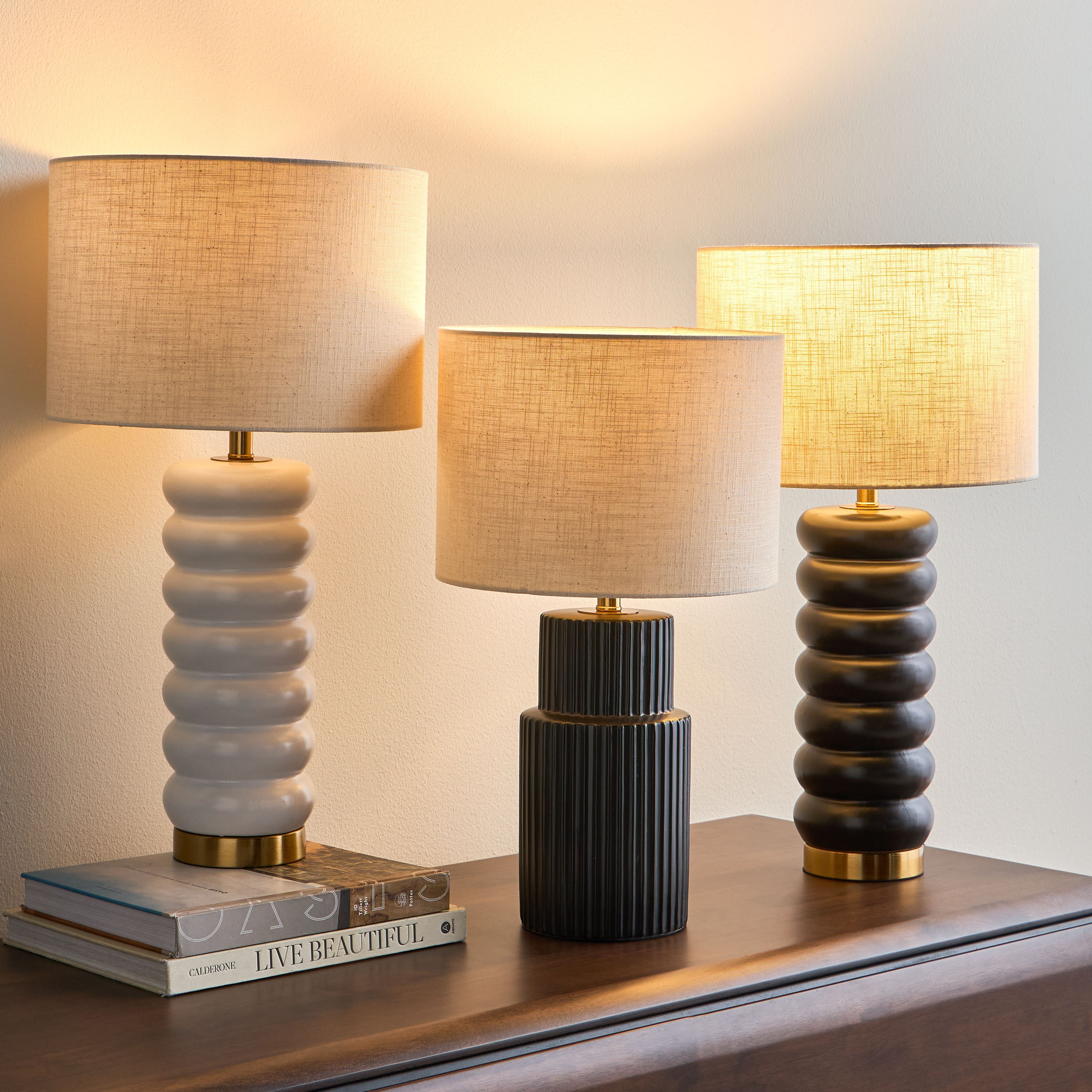 Auberon Creamic Table Lamp - 50 cm-household-lighting-tableanddesklamps-image-6