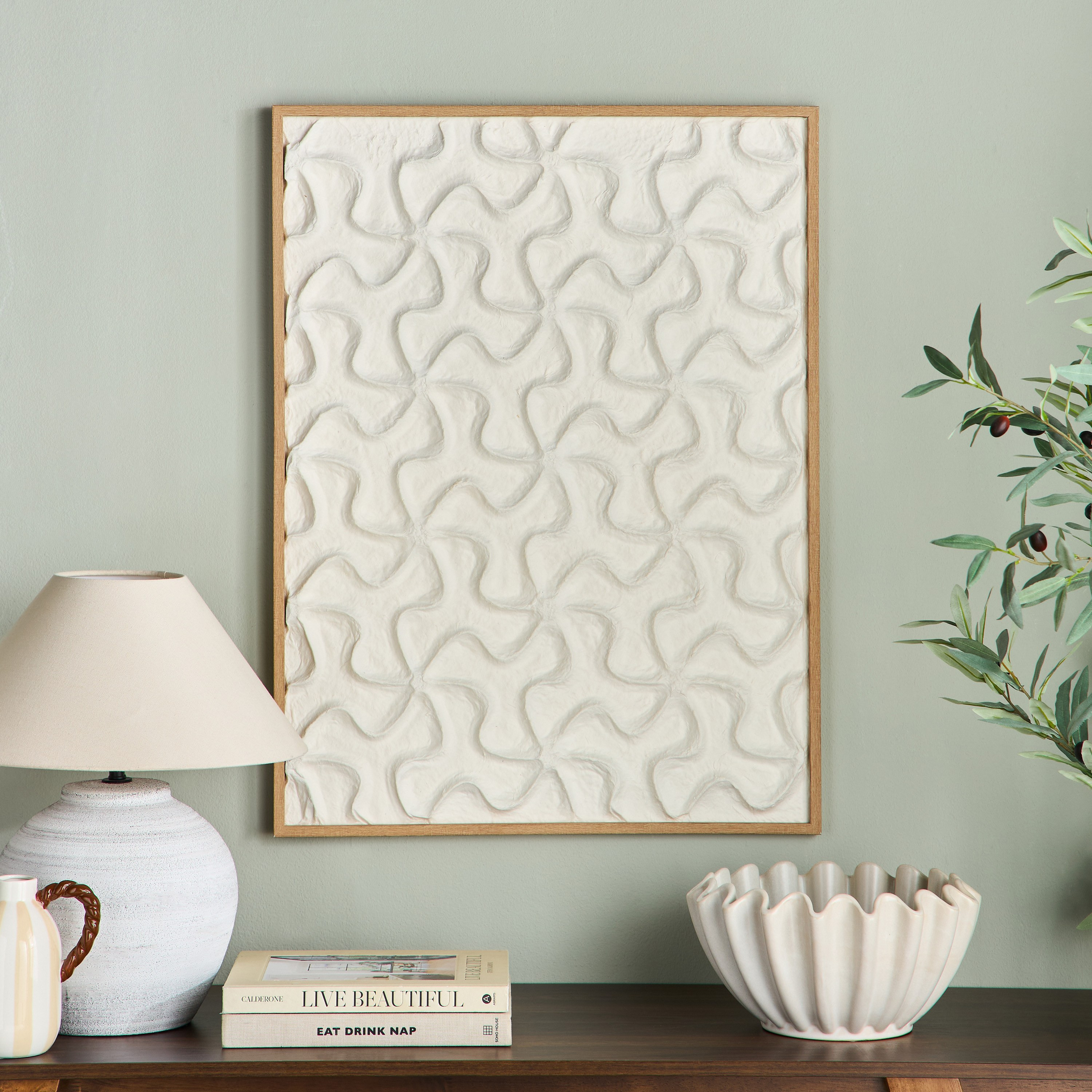 زينة حائط مؤطرة - هالي - 60x80 سم-household-walldecorandmirrors-wallart-image-4
