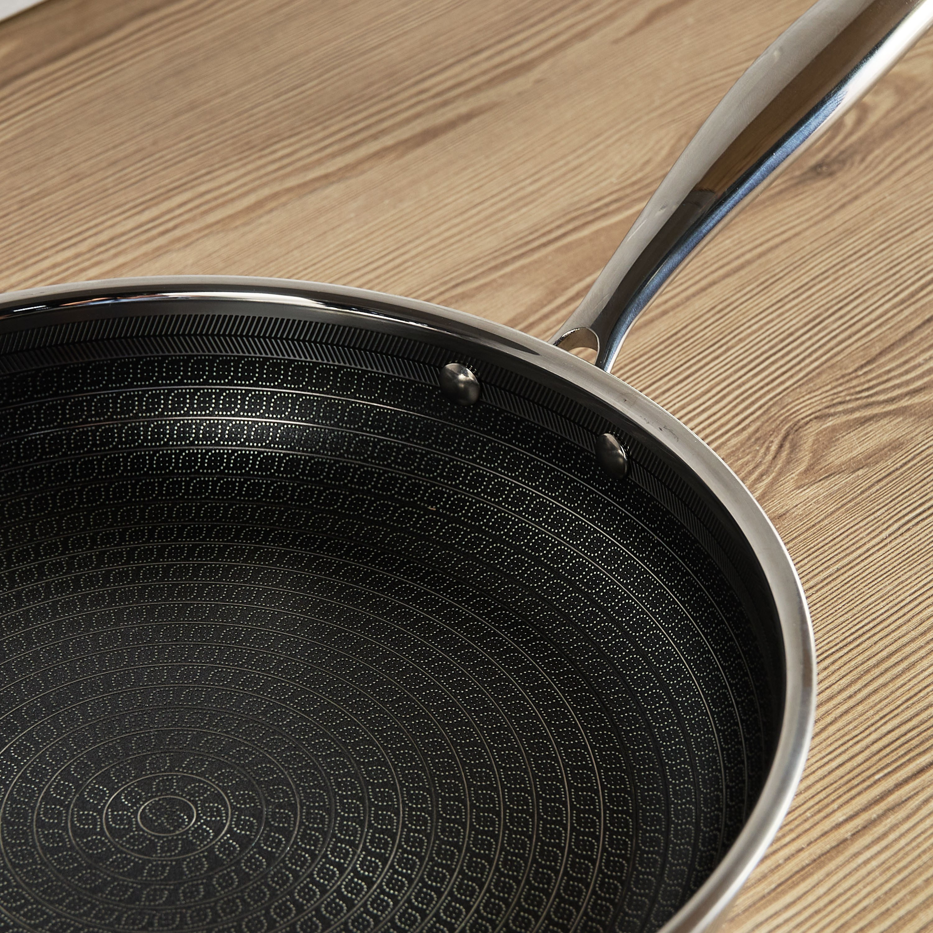 Master Pro Triply Stainless Steel Frypan - 28 cm-household-kitchen-cookware-potsandpans-image-2