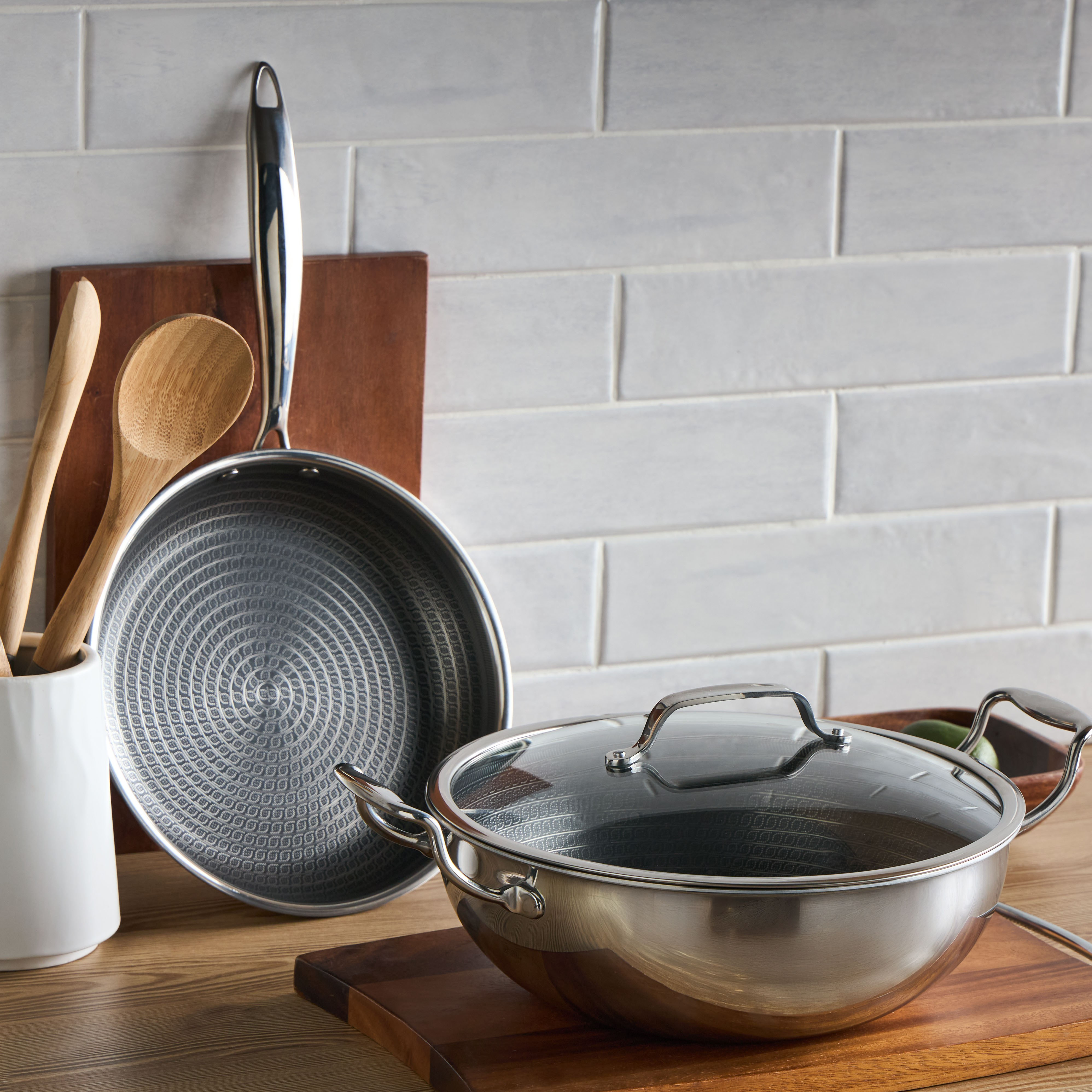 Master Pro Tri-ply Stainless Steel Kadai - 28 cm-household-kitchen-cookware-potsandpans-image-4