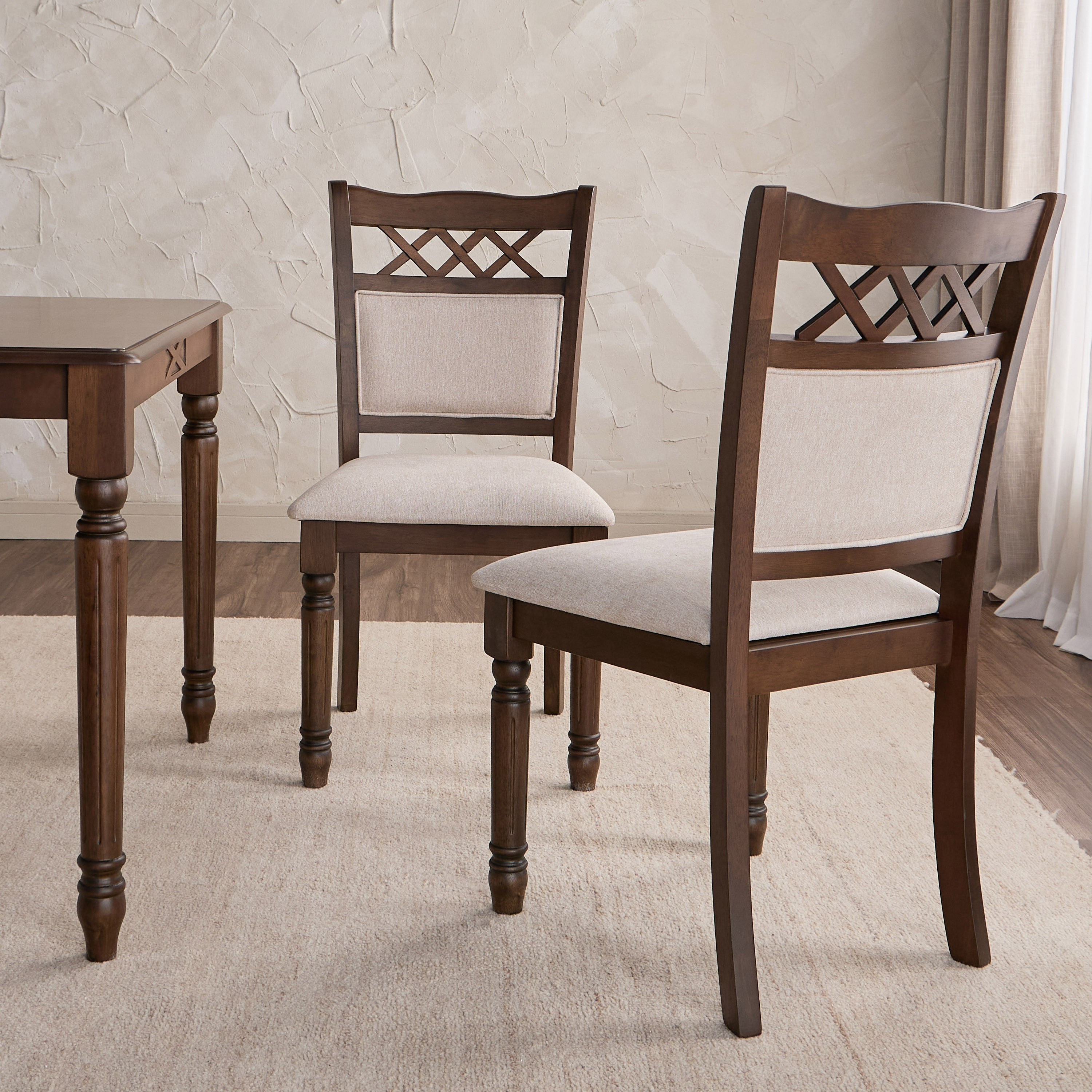 طقم طاولة سفرة 6 مقاعد - أميليكا-furniture-diningroom-diningsets-image-6