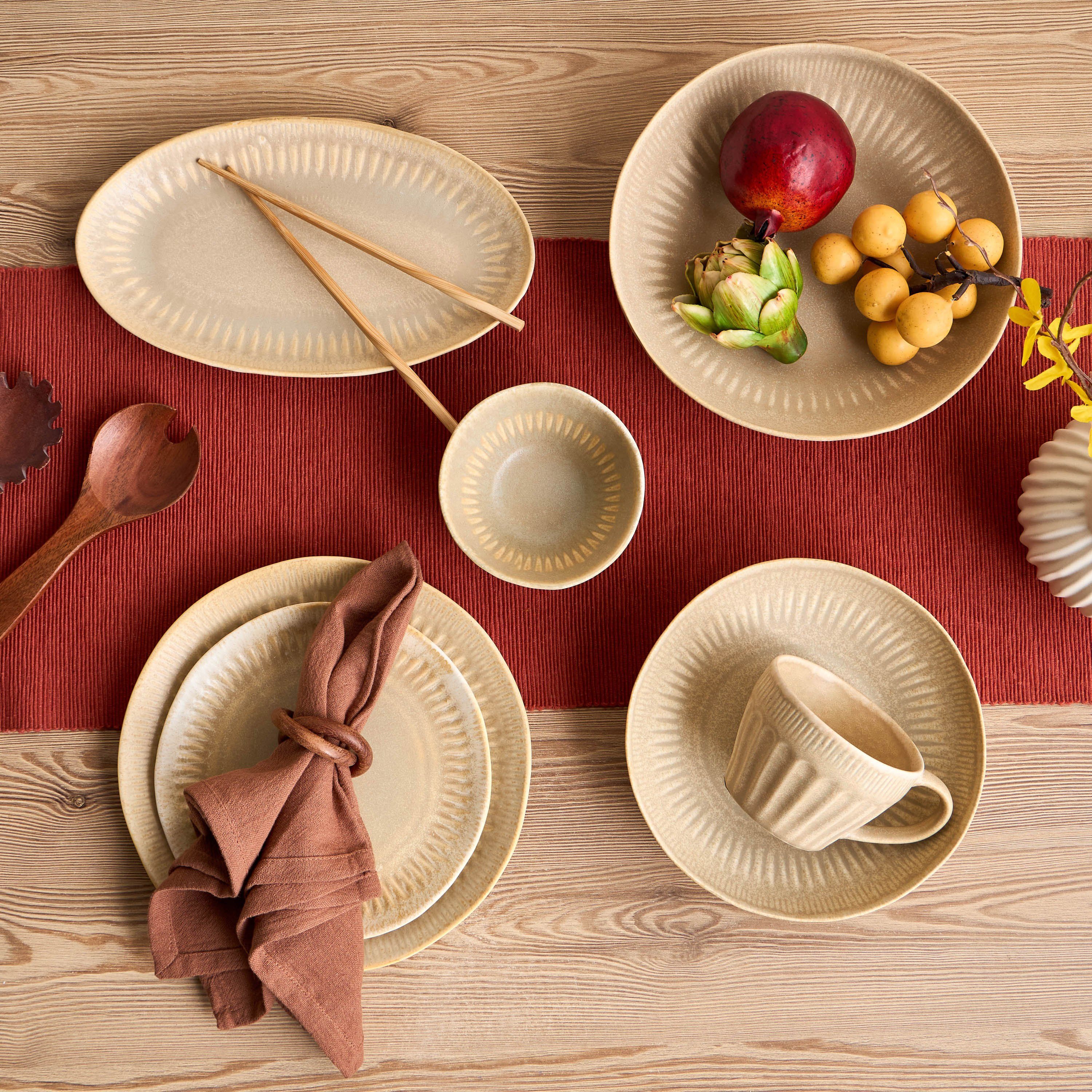 Mondo Ceramic Serving Bowl - 21 cm-household-dining-dinnerware-bowls-image-4