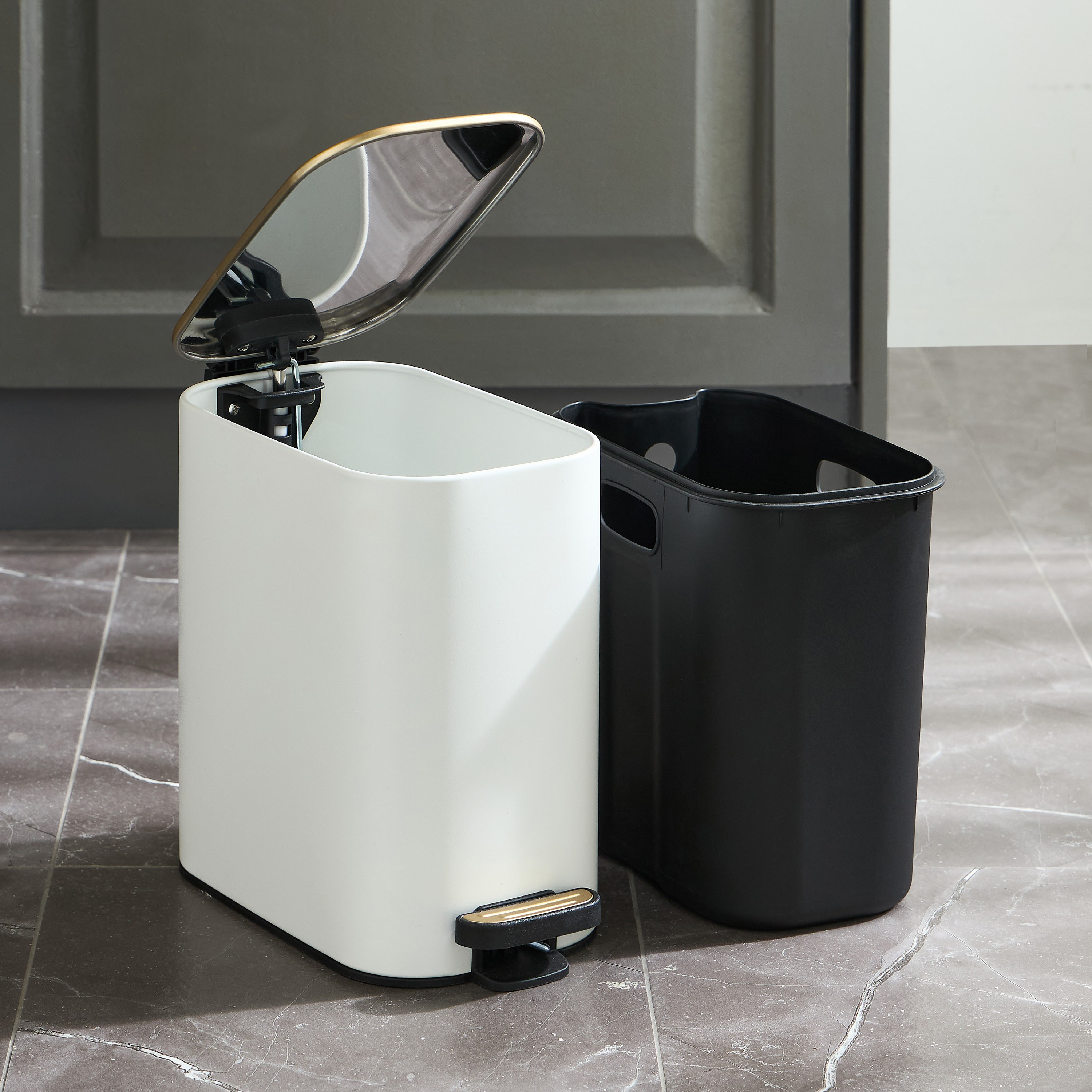 Jason Pedal Waste Bin - 6 L-household-bathandlaundry-wastebinsandaccessories-image-2