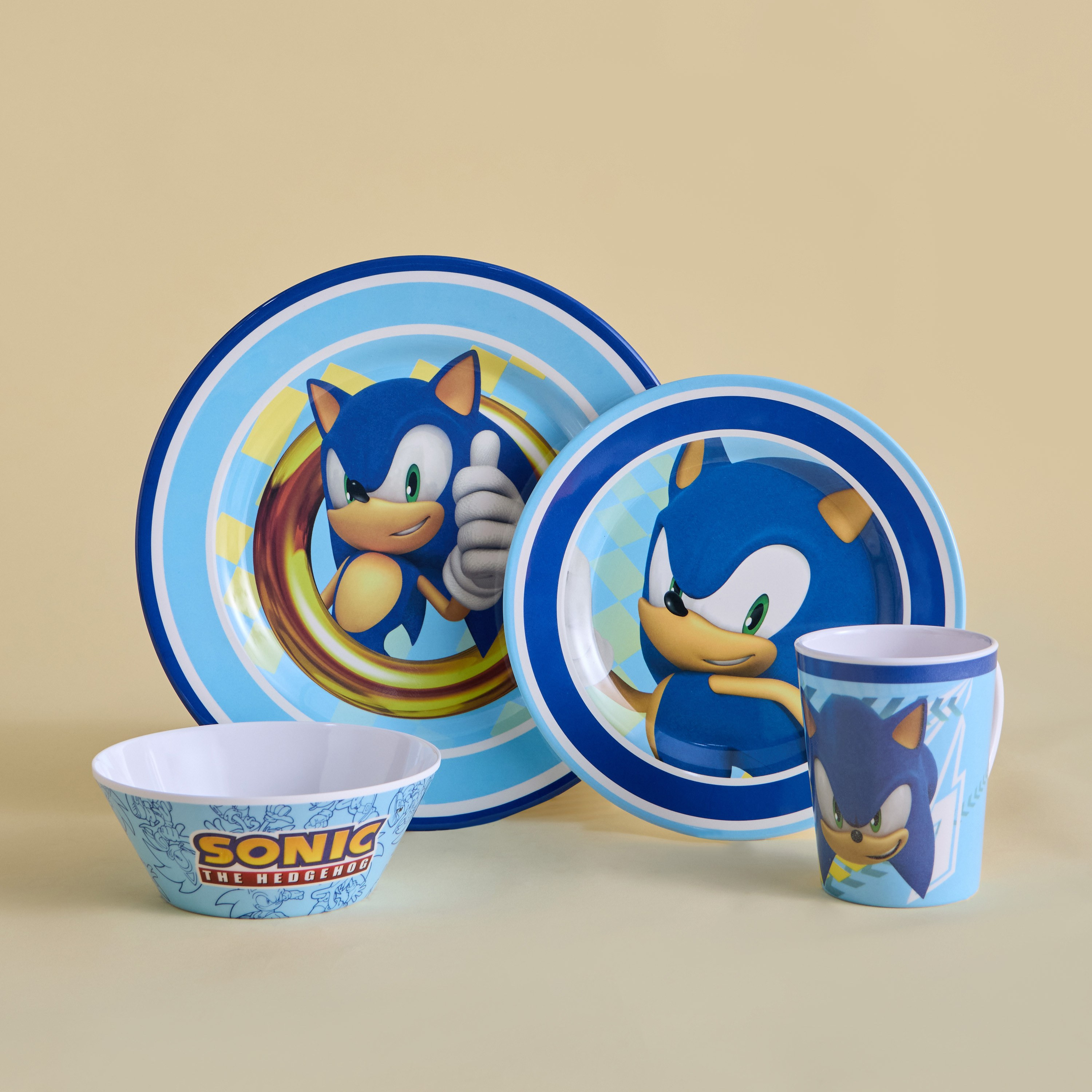 Sonic 4-Piece Melamine Tableware Set