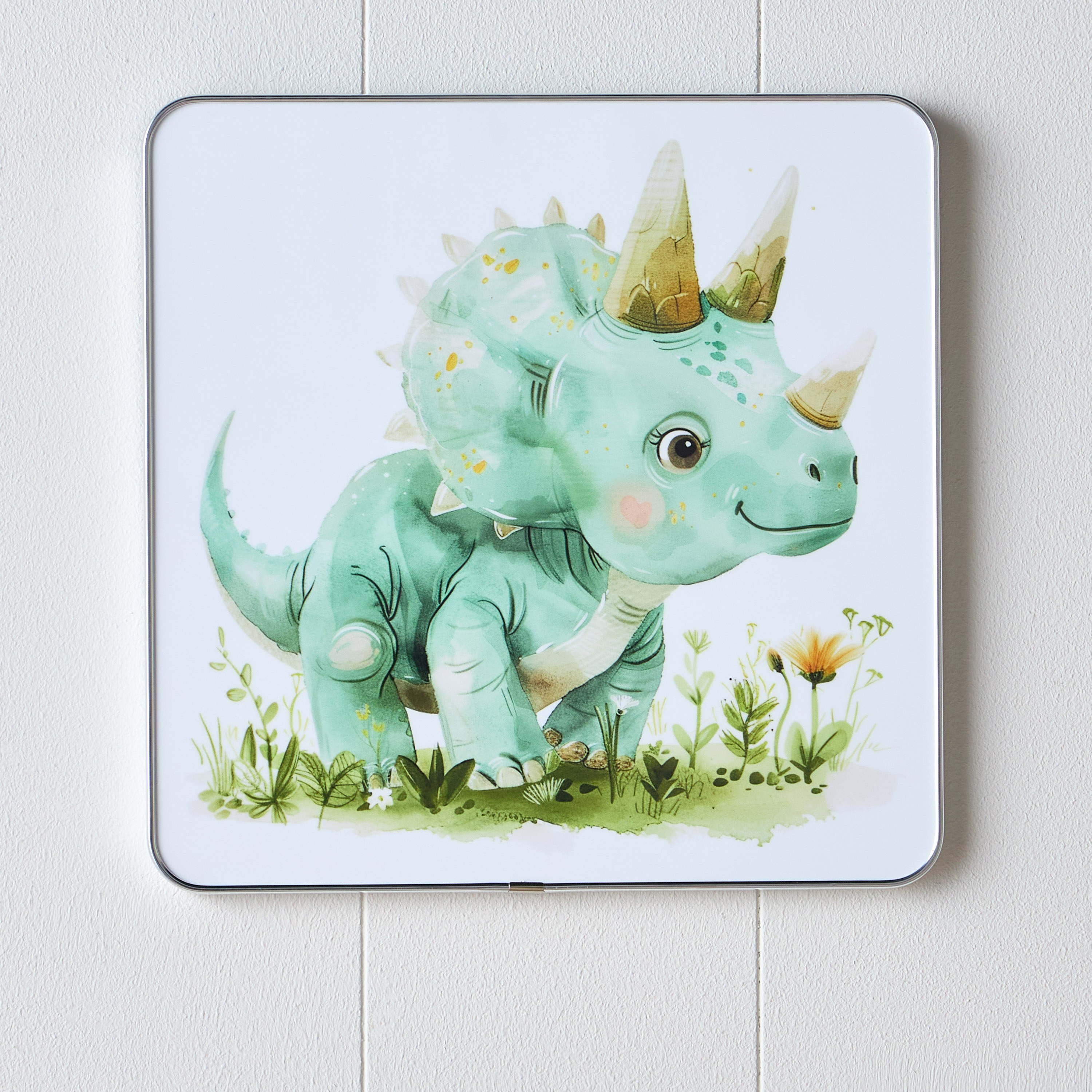 Nate Strong and Smart Framed Canvas Wall Art - 30x30 cm