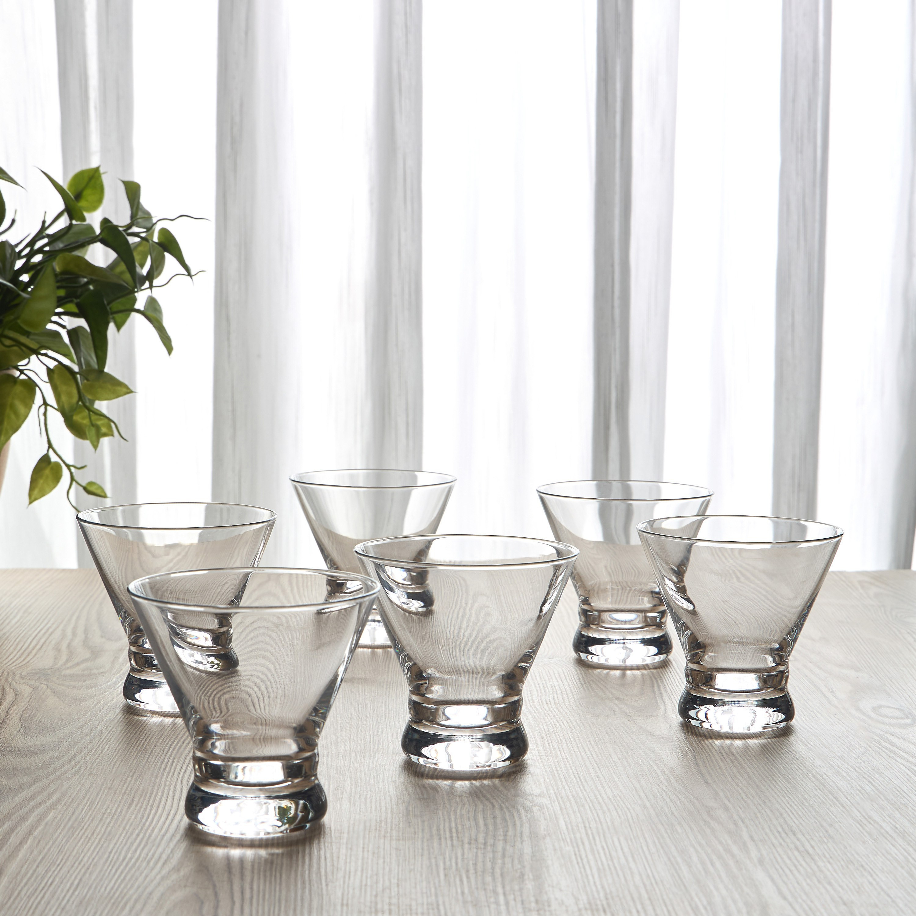 طقم أوعية حلوى زجاج 6 قطع - إينايا - 220 مل-household-dining-glassware-glasswarecollections-image-1