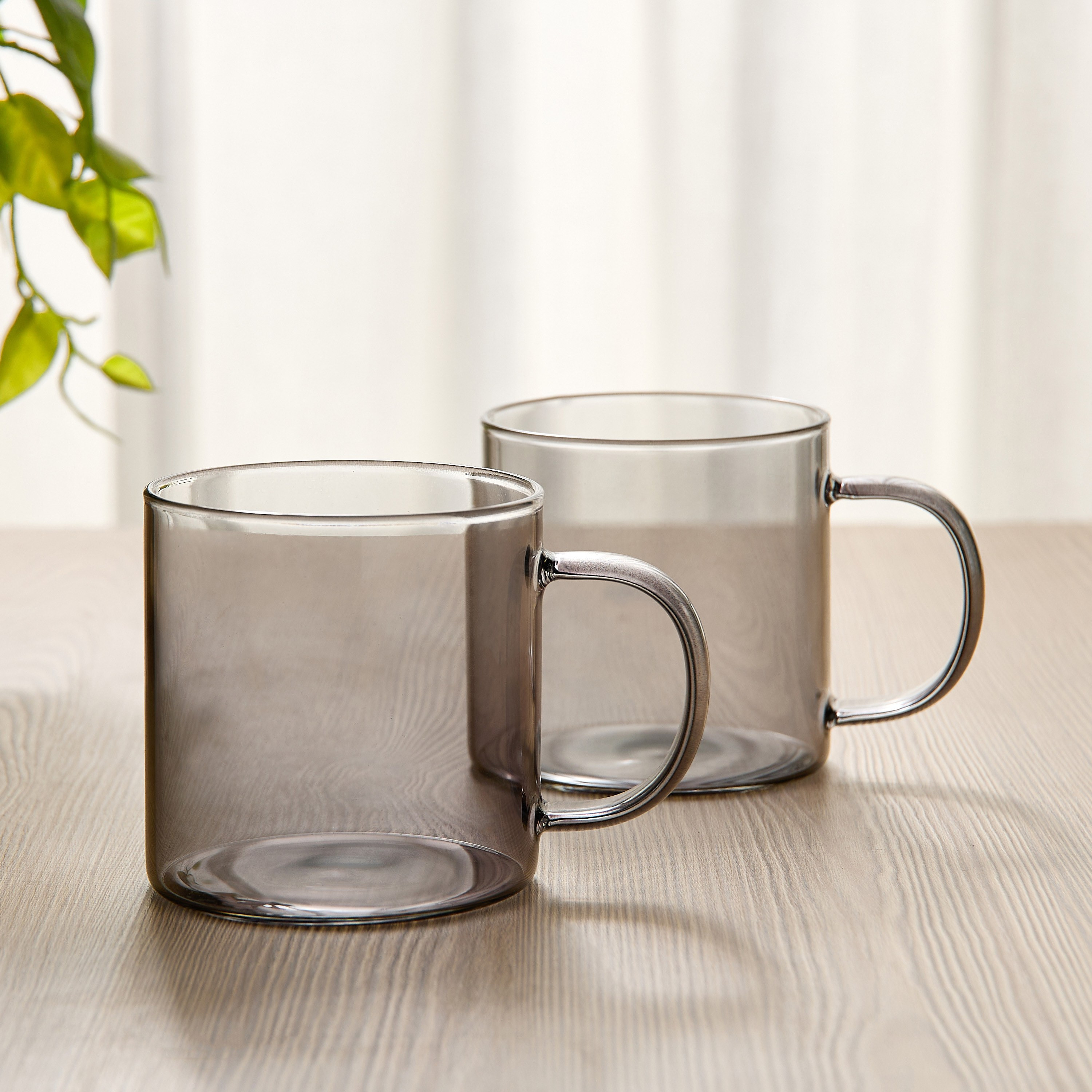 Gradient 2-Piece Glass Mug Set - 320 ml-household-dining-teaandcoffee-mugsandcups-image-1