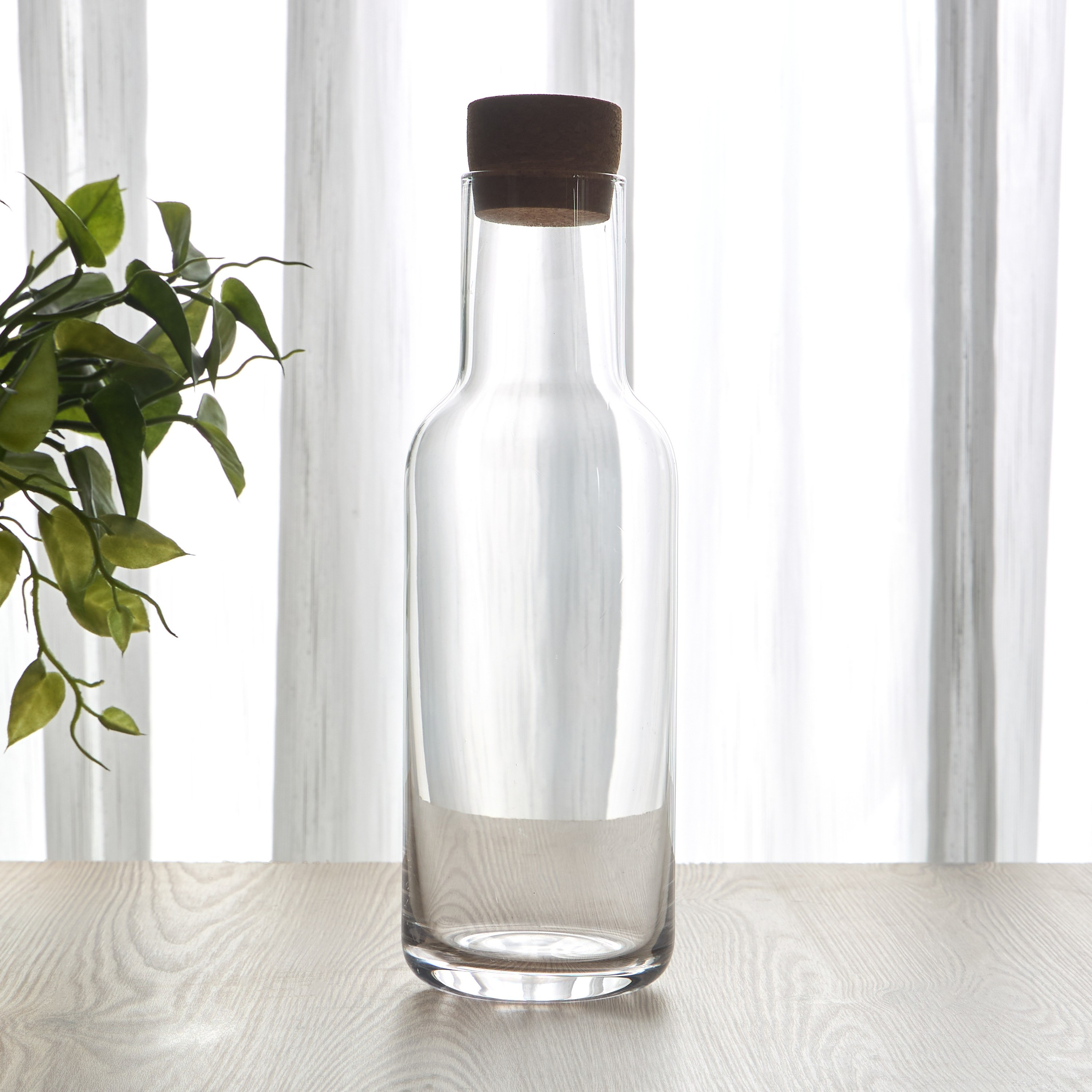 Inaya Glass Carafe - 1.15 L-household-dining-drinkserveware-jugsdecantersandcarafes-image-1