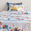 Lambert City Constrution Print Reversible 5-Piece Full Comforter and Sheet Set - 160x220 cm-kids-beddingandwindows-bedding-comforters-image-2