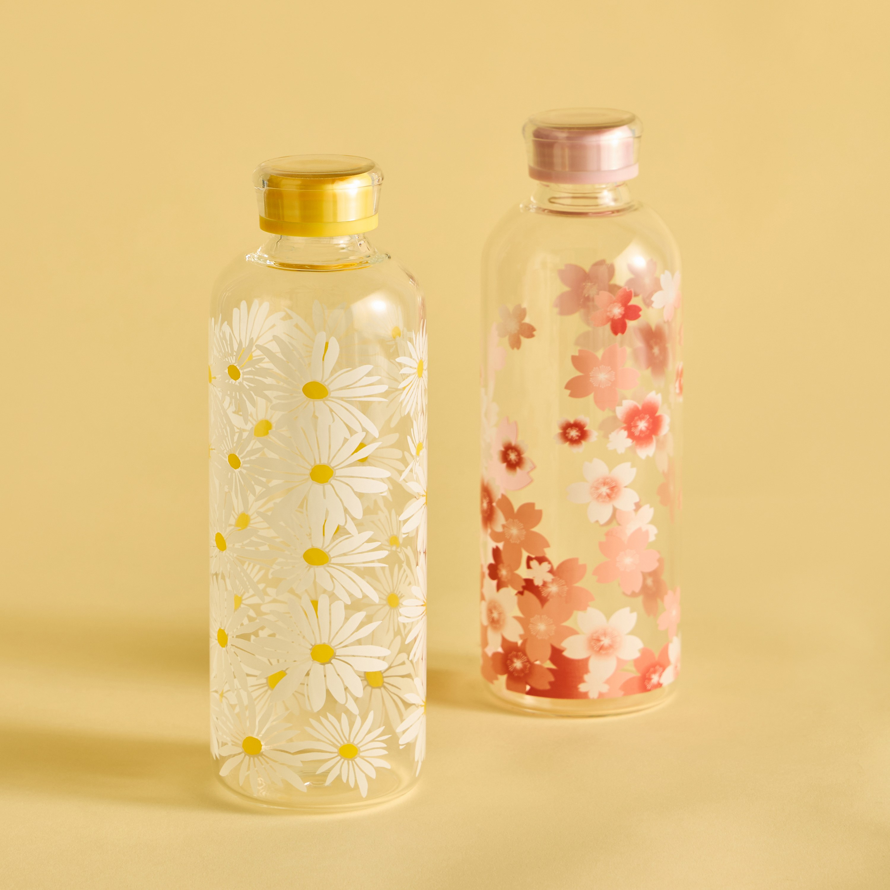 قارورة ماء من زجاج البوروسيليكات - كاميليا - 1 لتر-household-dining-drinkserveware-bottles-image-1