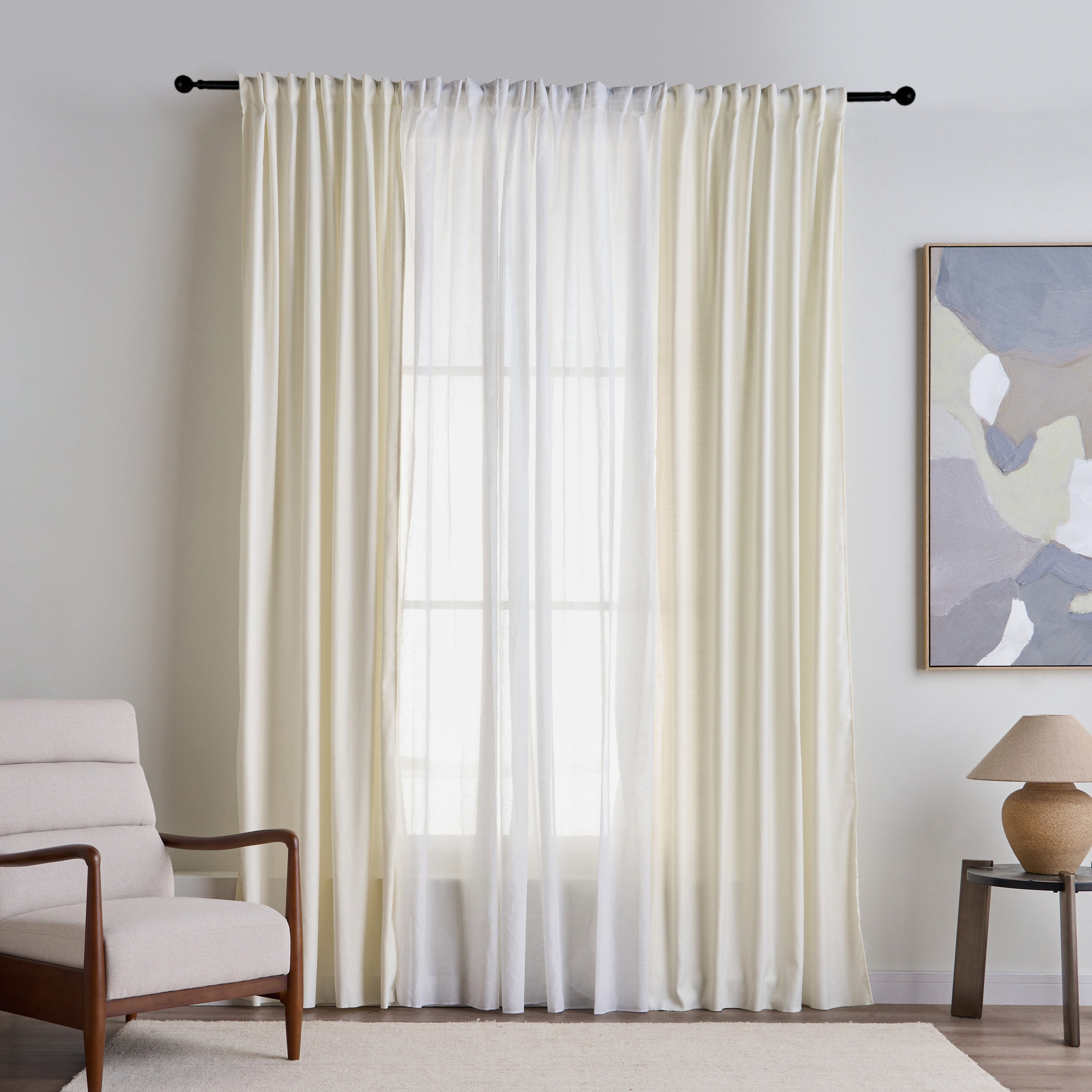 Alexa 4-Piece Curtain Set - 130x300 cm-household-windows-curtains-image-1