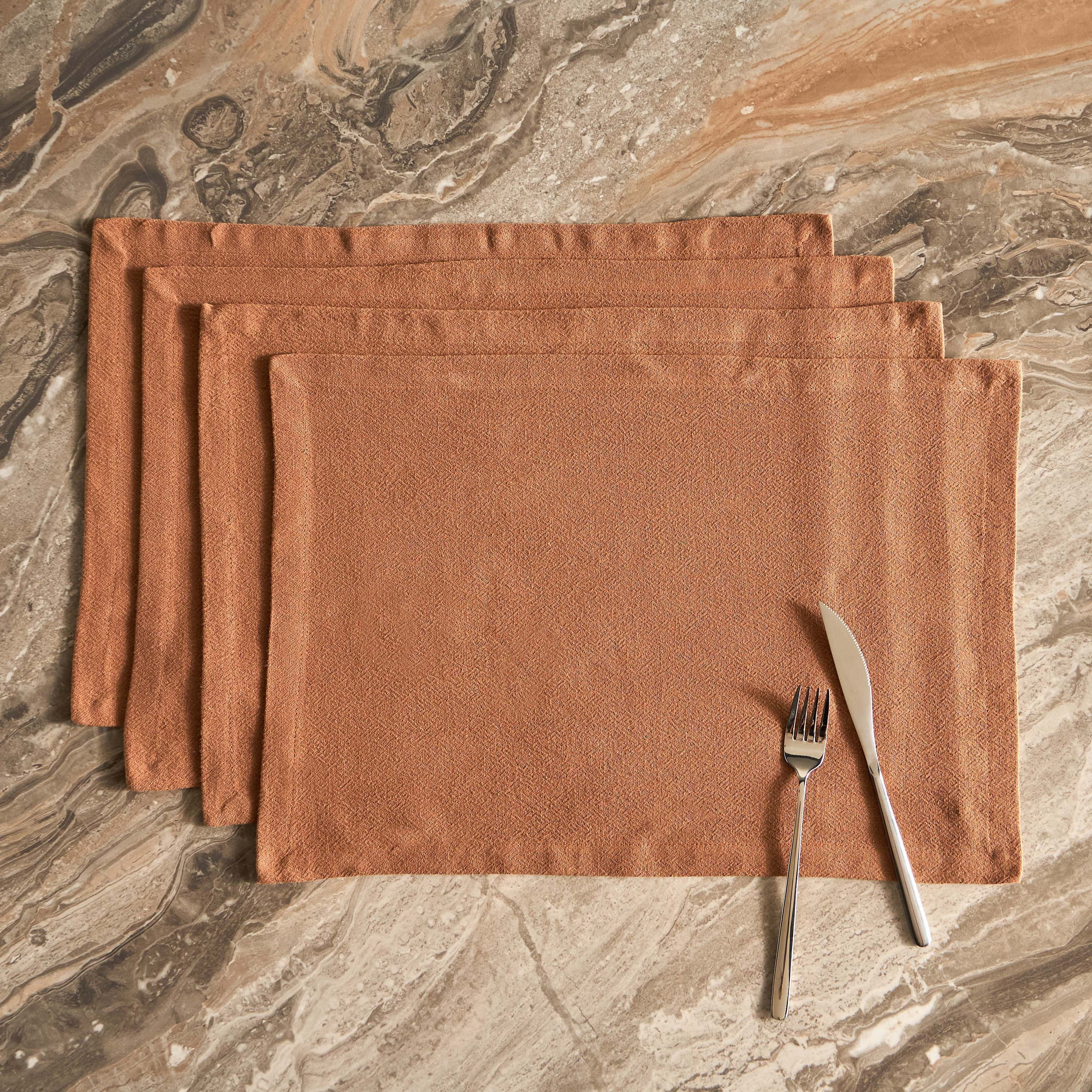Mondo Rustic 4-Piece Napkin set - 45x45 cm-household-dining-tablelinen-placemats-image-1