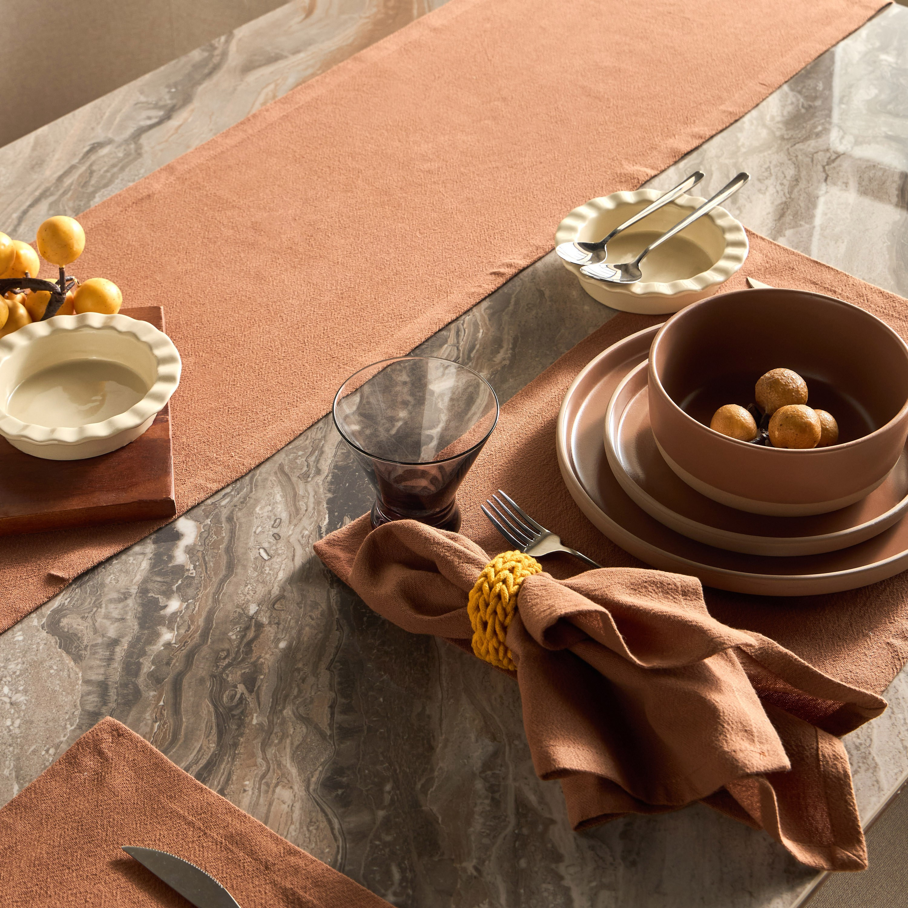 مفرش طاولة ريفي - موندو - 30x180 سم-household-dining-tablelinen-runnersandtablecovers-image-4