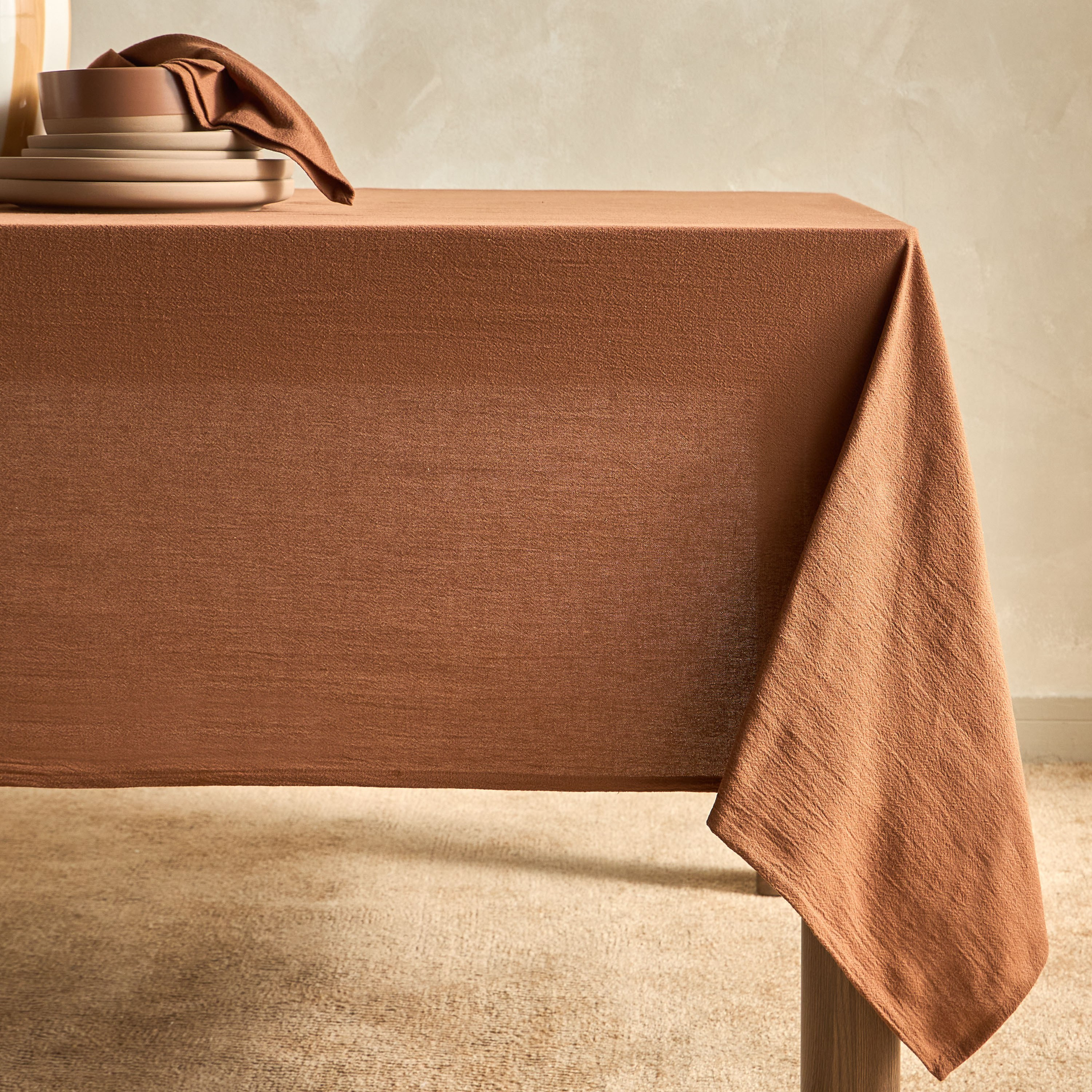 غطاء طاولة ريفي - موندو - 150x250 سم-household-dining-tablelinen-runnersandtablecovers-image-3