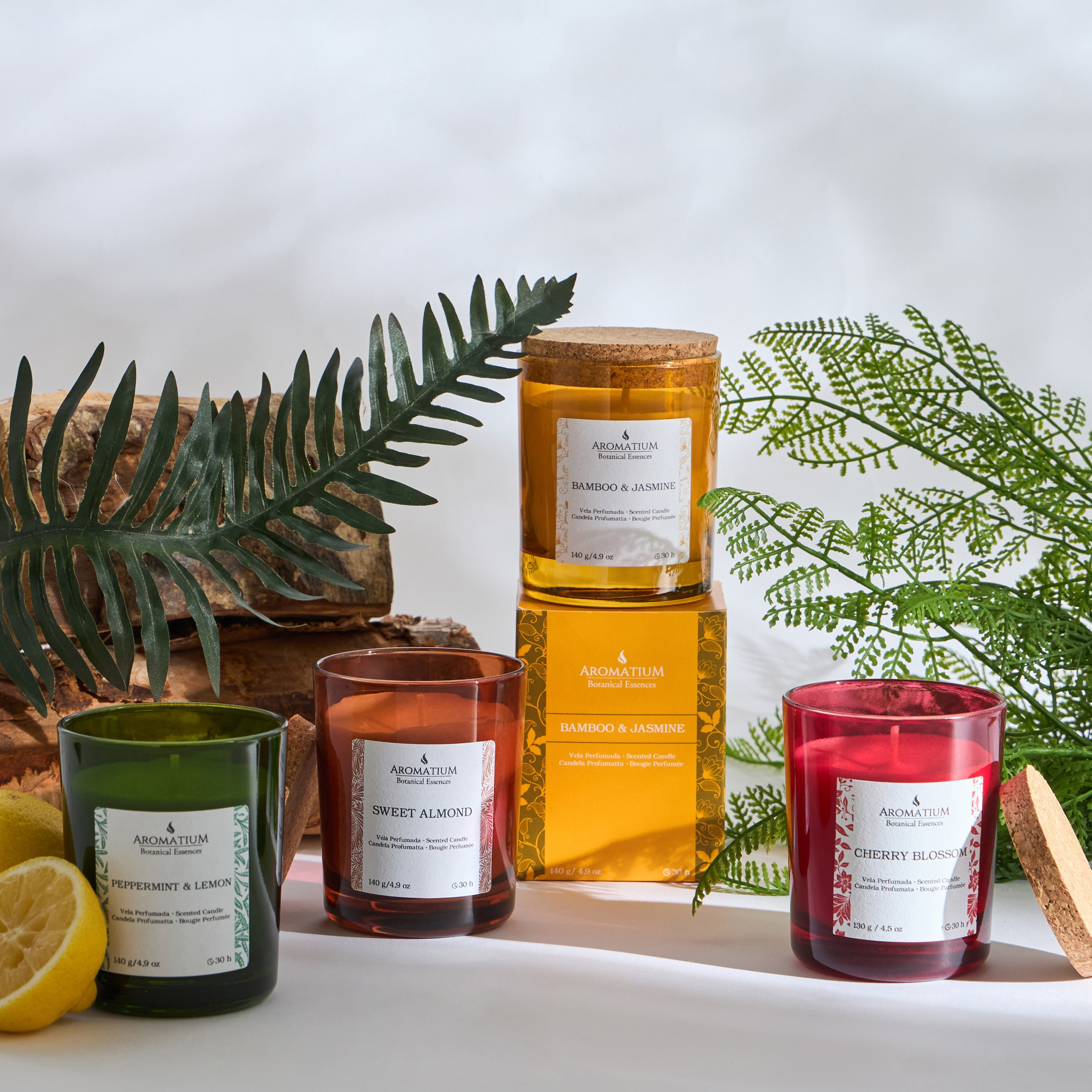 Aromatium Botanical Essences Sweet Almond Scented Candle - 30 h-household-homefragrance-candles-image-3
