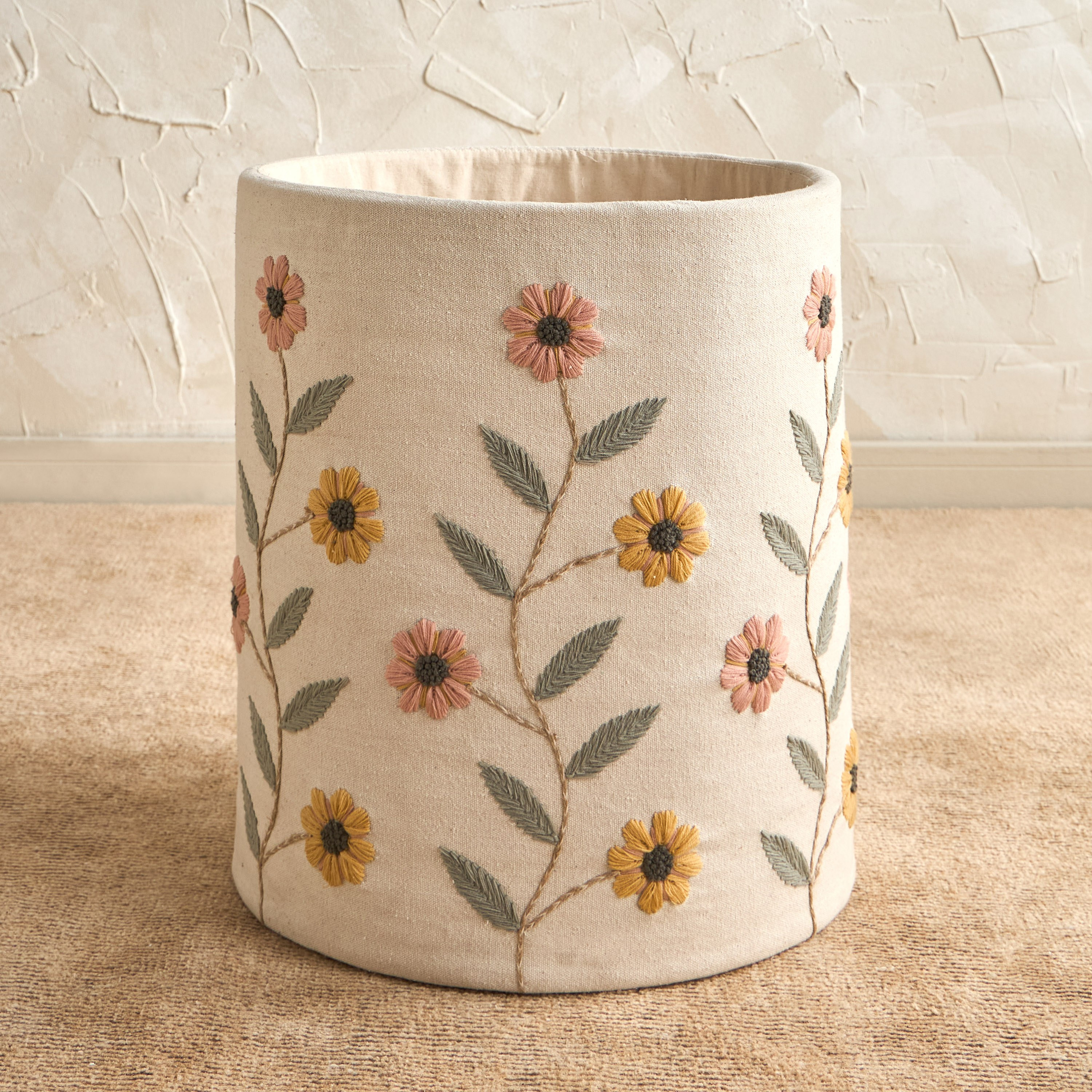 Kori Floral Decorative Storage Basket-household-storage-storagesolutions-storageboxesandbaskets-image-1