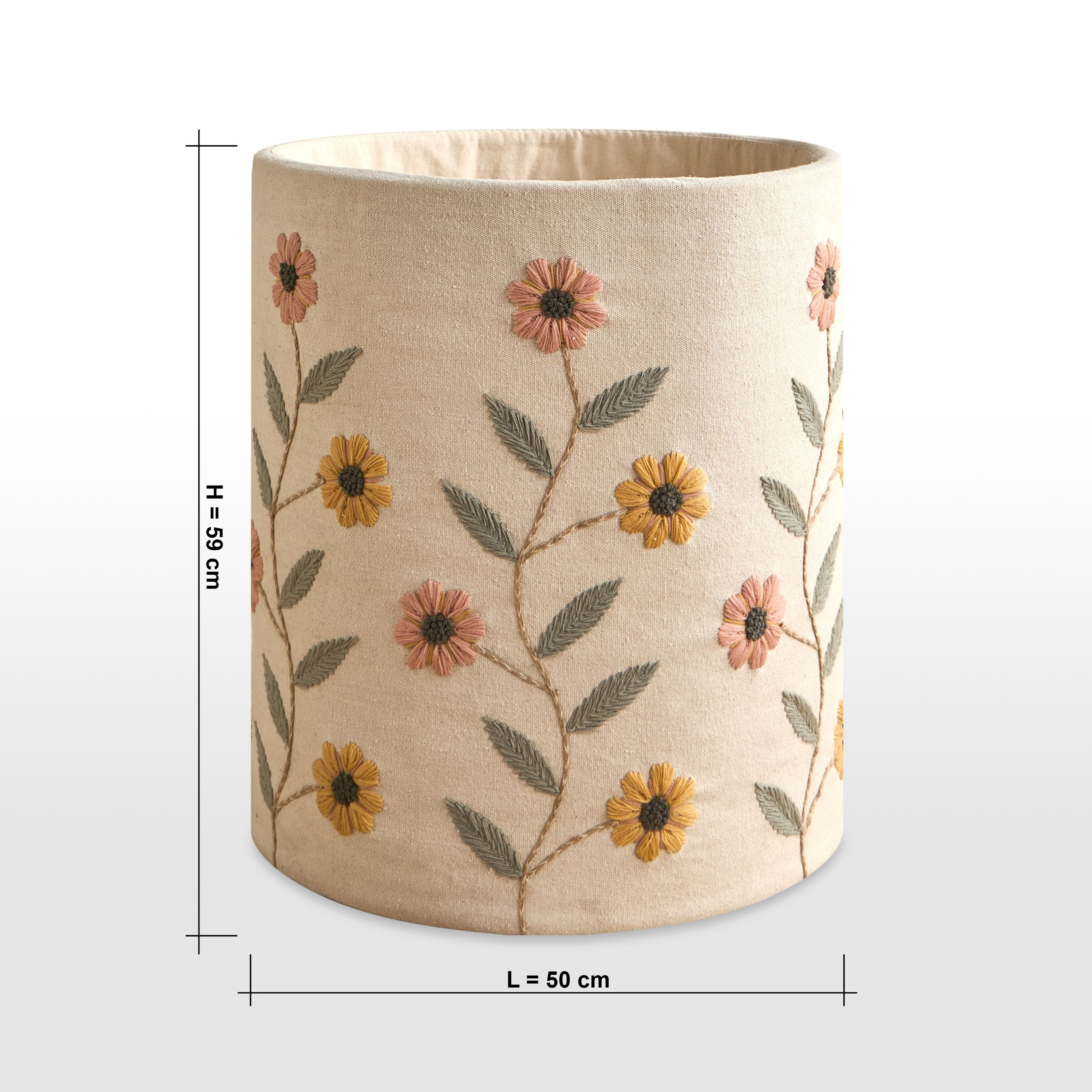 Kori Floral Decorative Storage Basket-household-storage-storagesolutions-storageboxesandbaskets-image-5