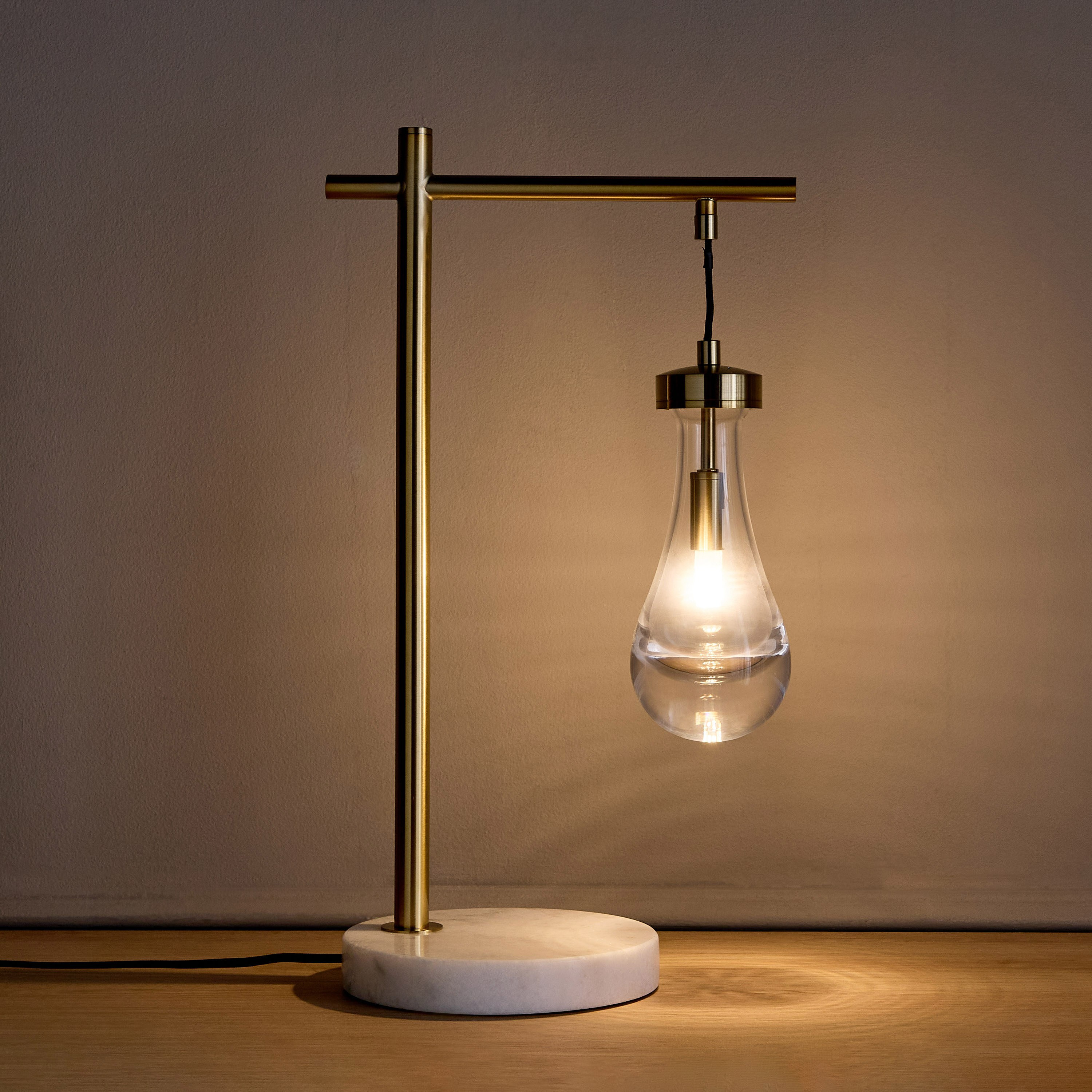 Mazen Glass Table Lamp - 56 cm-household-lighting-tableanddesklamps-image-2