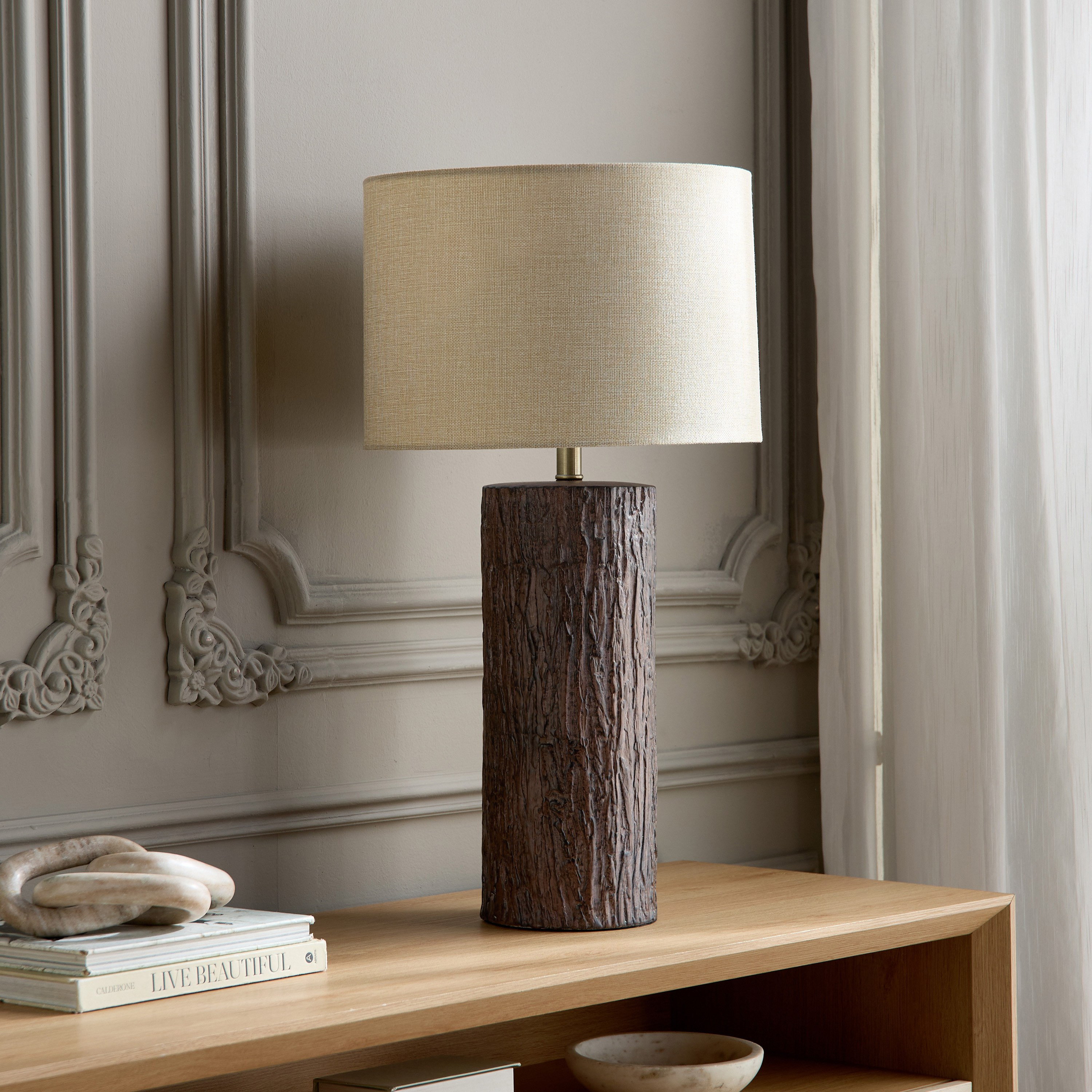 Valentina Ceramic Table Lamp - 69 cm-household-lighting-tableanddesklamps-image-5