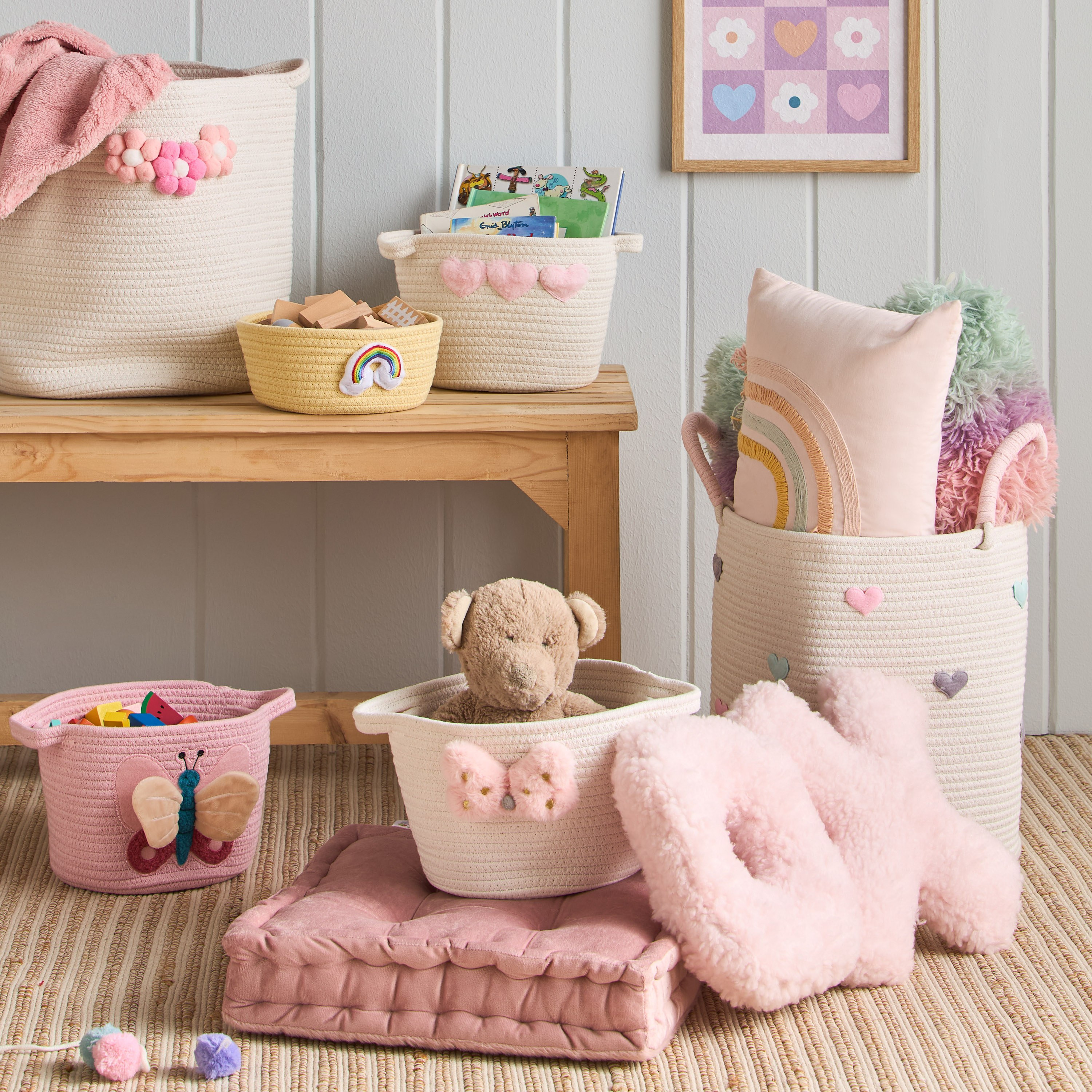 وسادة أرضية فرو ناعم - 40x40x8 سم-babyandkids-beddingandwindows-bedding-floorcushionsandbeanbags-image-3