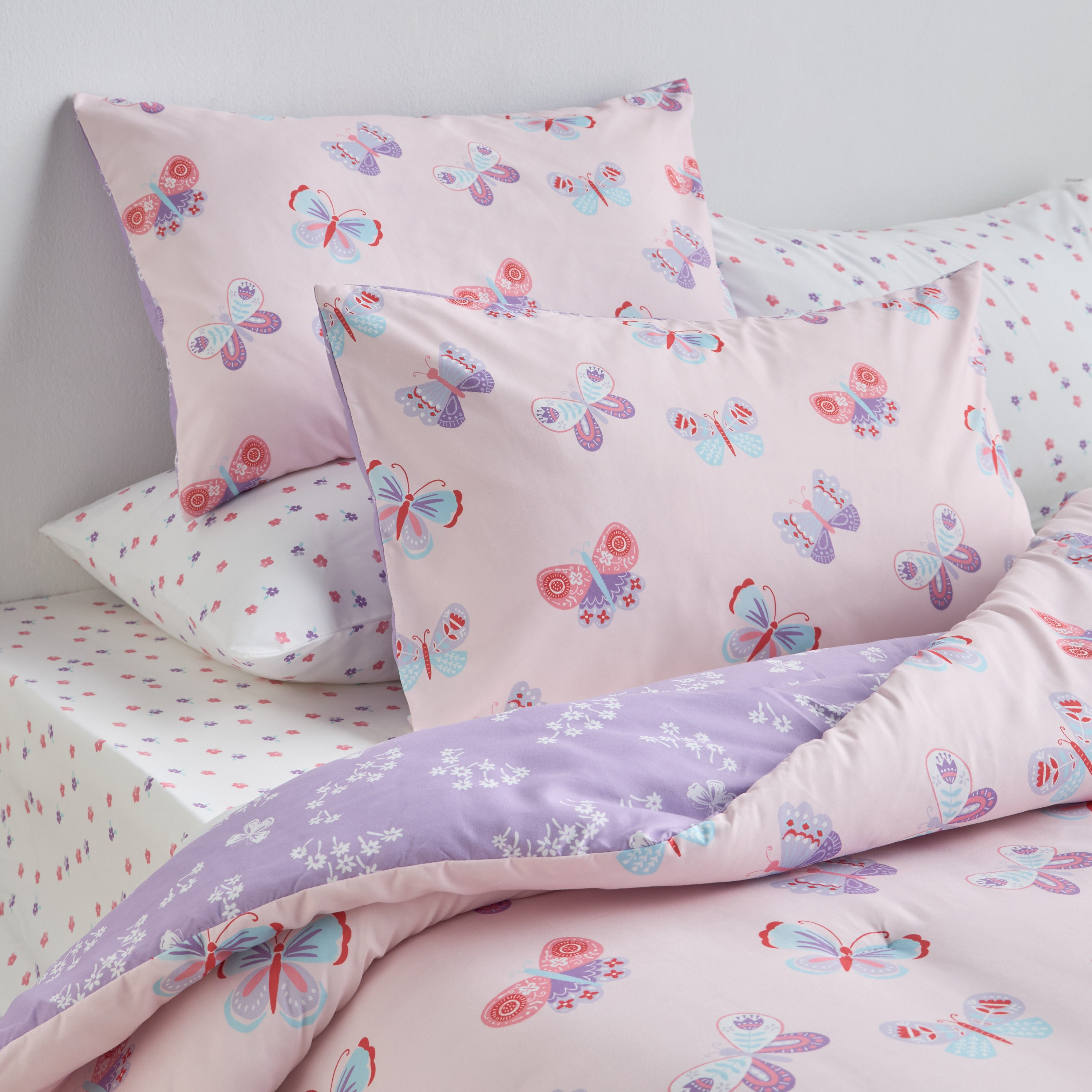 Maritza Printed 4-Piece Single Comforter and Sheet Set - 135x220 cm-babyandkids-beddingandwindows-bedding-comforters-image-1