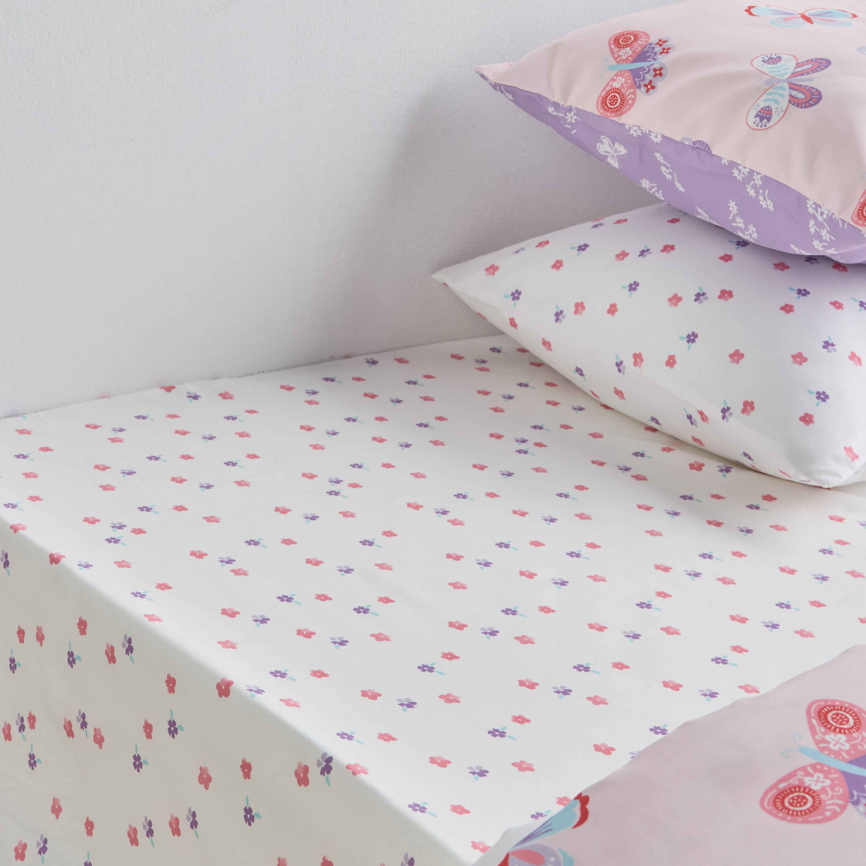 Maritza Printed 4-Piece Single Comforter and Sheet Set - 135x220 cm-babyandkids-beddingandwindows-bedding-comforters-image-6