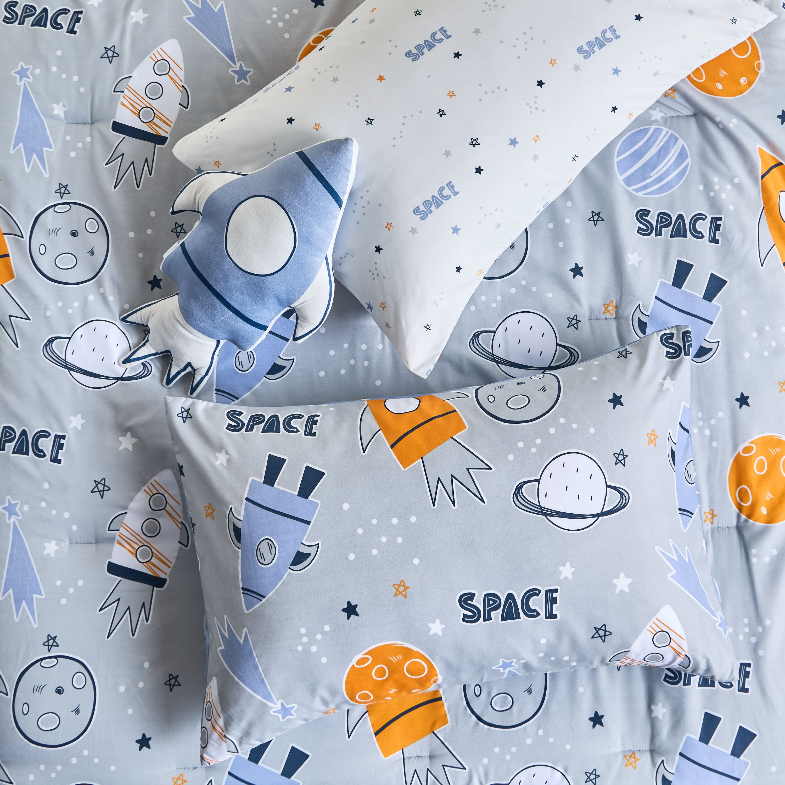 طقم لحاف وشرشف كامل بطبعات 5 قطع - إلاديو - 160x220 سم-babyandkids-beddingandwindows-bedding-comforters-image-4