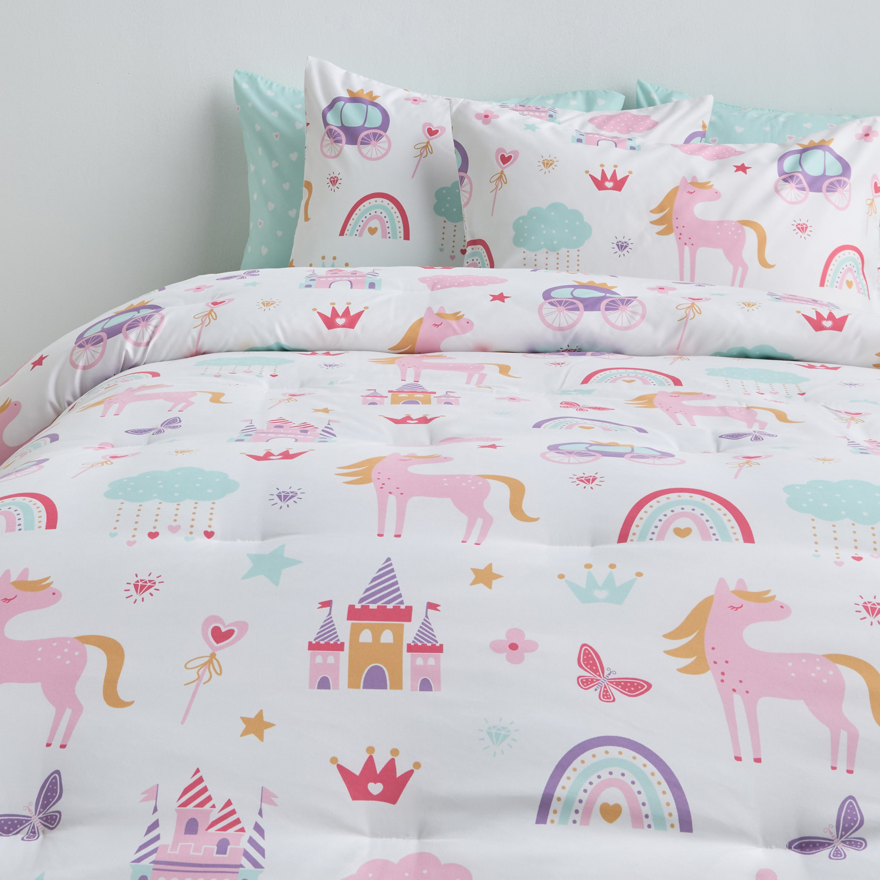 Nayeli Printed 4-Piece Single Comforter Set - 135x220 cm-babyandkids-beddingandwindows-bedding-comforters-image-2