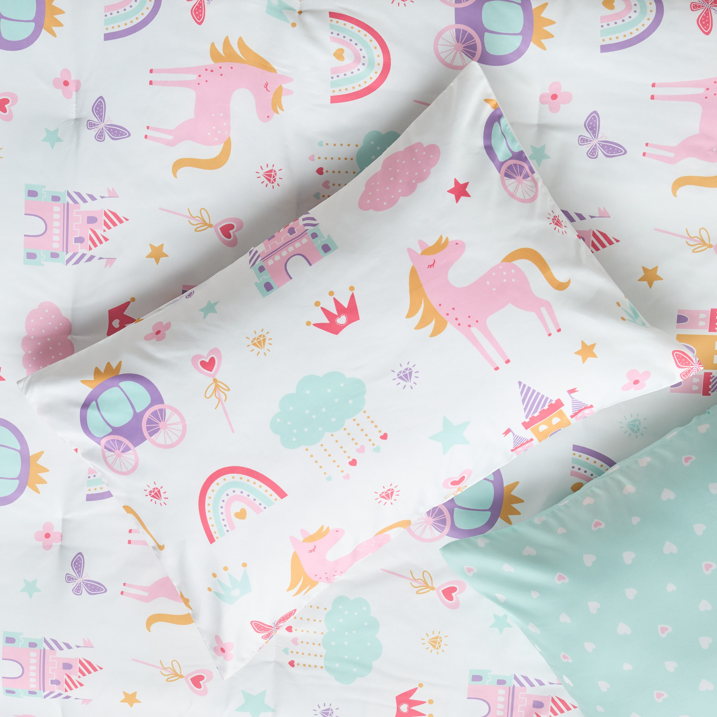Nayeli Printed 4-Piece Single Comforter Set - 135x220 cm-babyandkids-beddingandwindows-bedding-comforters-image-4