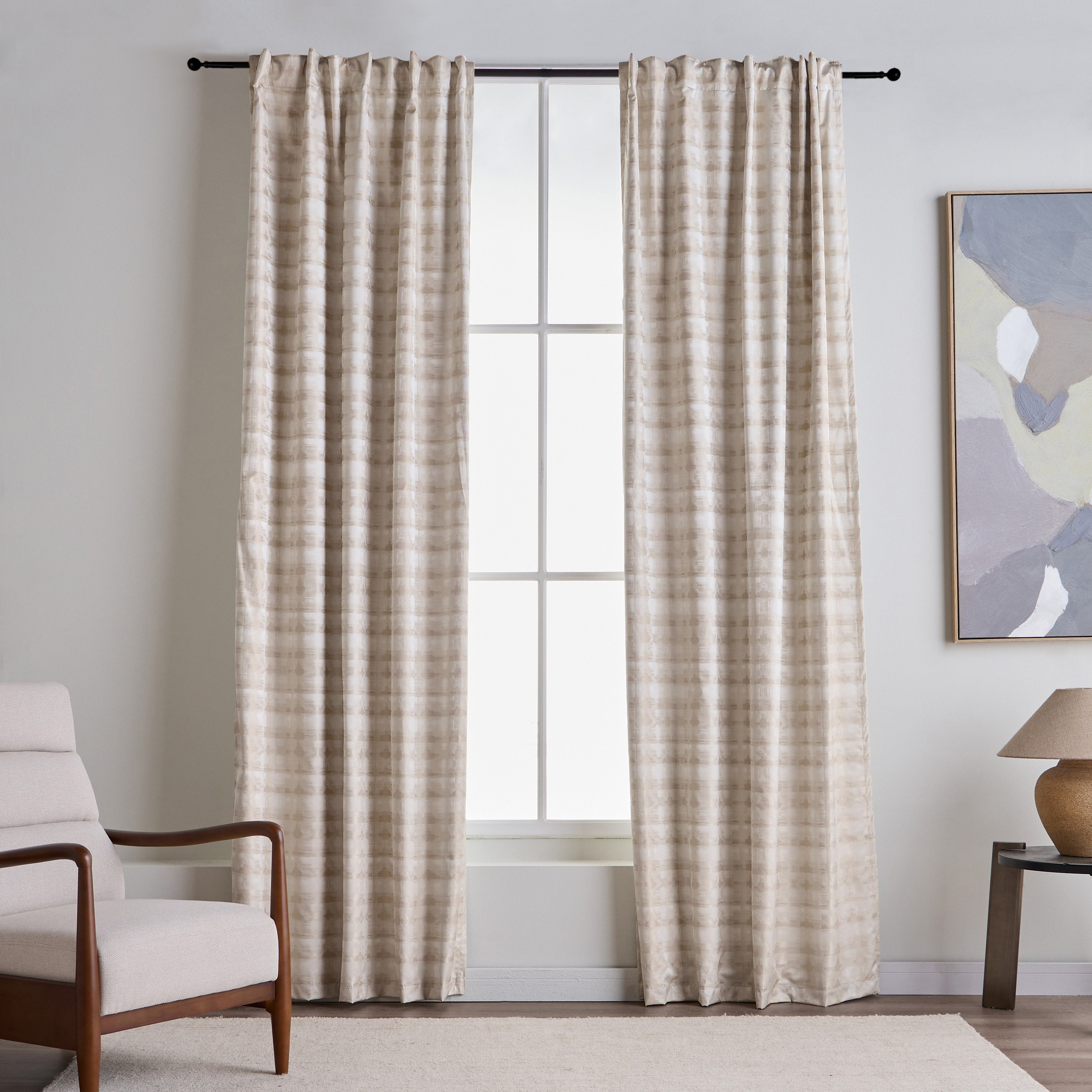 Alisson 2-Piece Blackout Curtain Set - 135x280 cm-household-windows-curtains-image-1