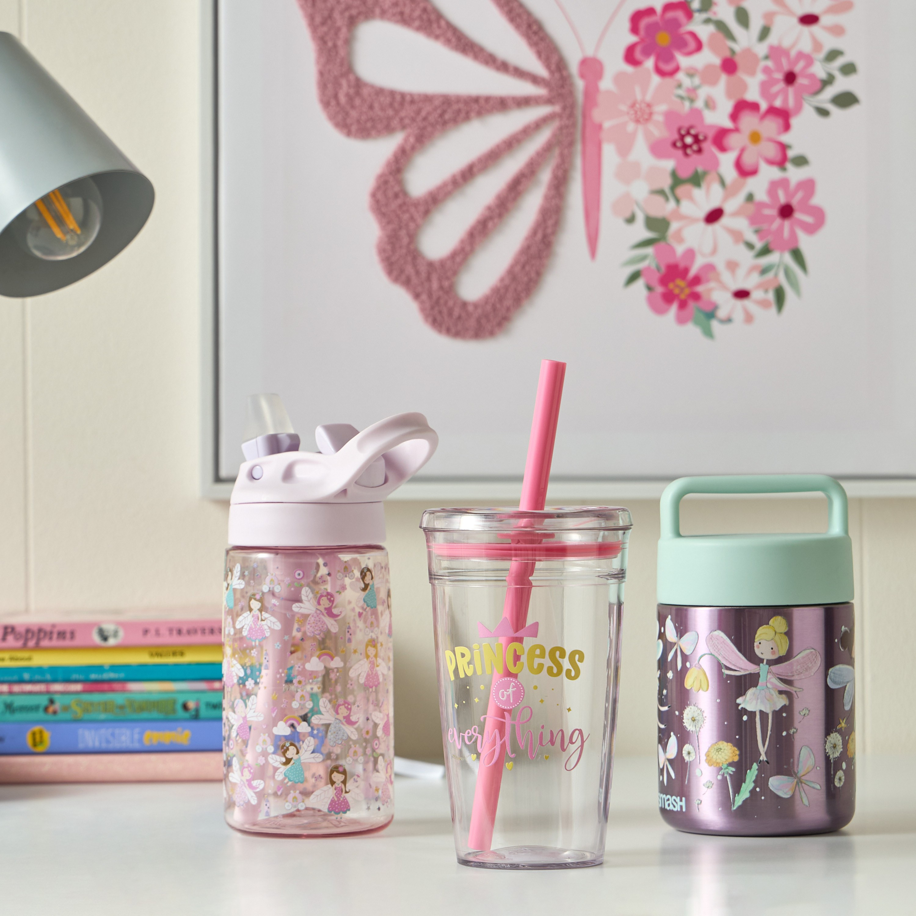 Princess of Everthing Single Wall Plastic Bottle - 450 ml-babyandkids-eatanddrink-waterbottles-image-3