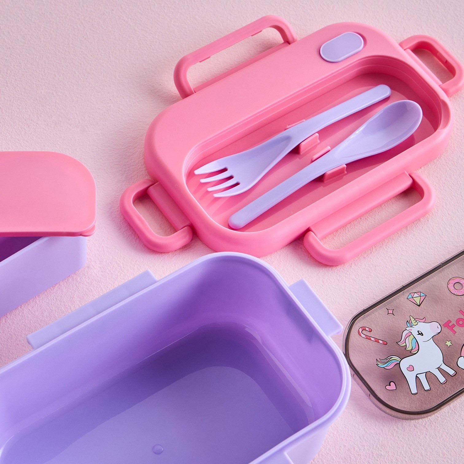 Unicorn Lunch Box and Water Bottle Set-babyandkids-eatanddrink-lunchboxesandbags-image-2