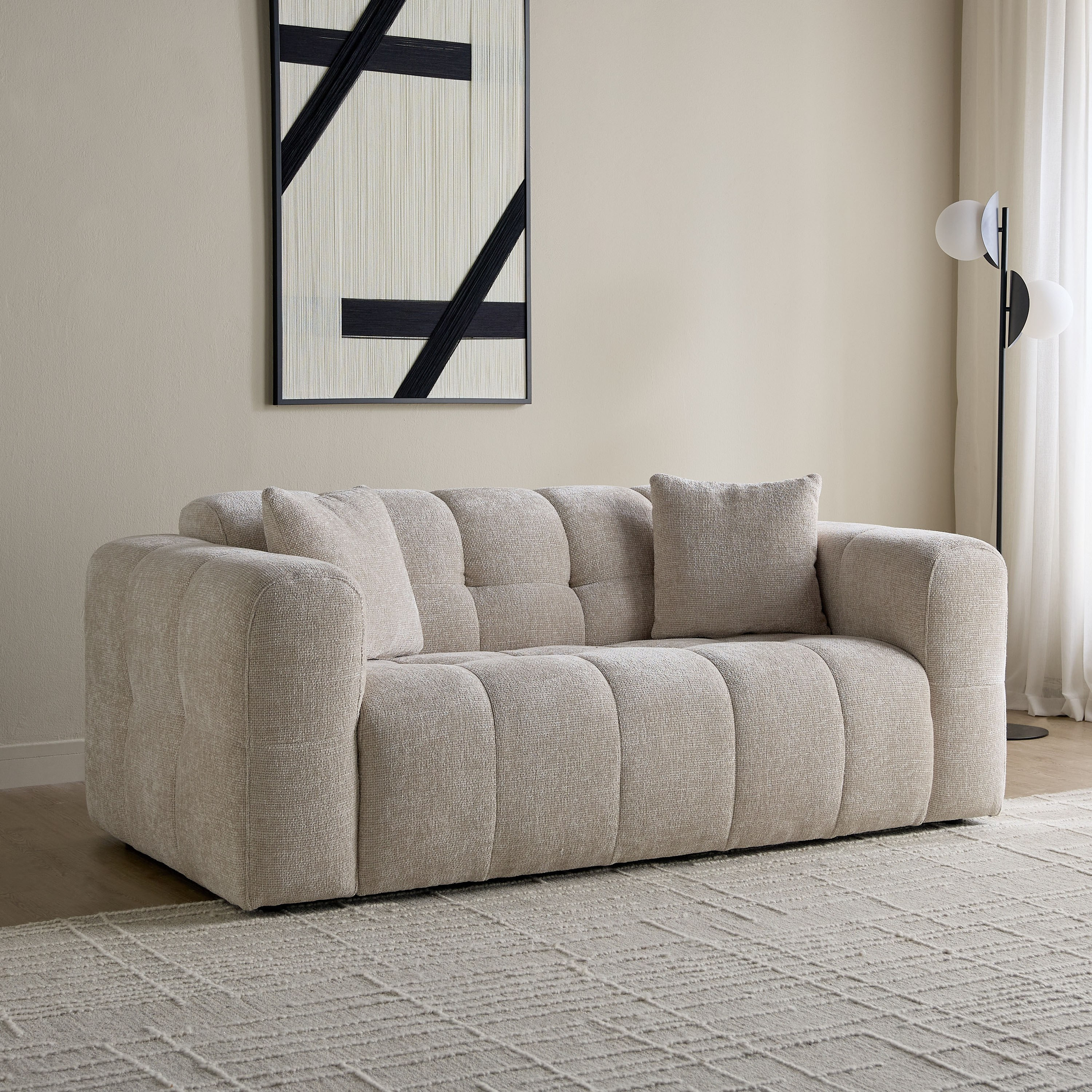 كنبة قماشية مقعدين - جرادينت-furniture-sofaandseating-sofasandsofasets-image-1