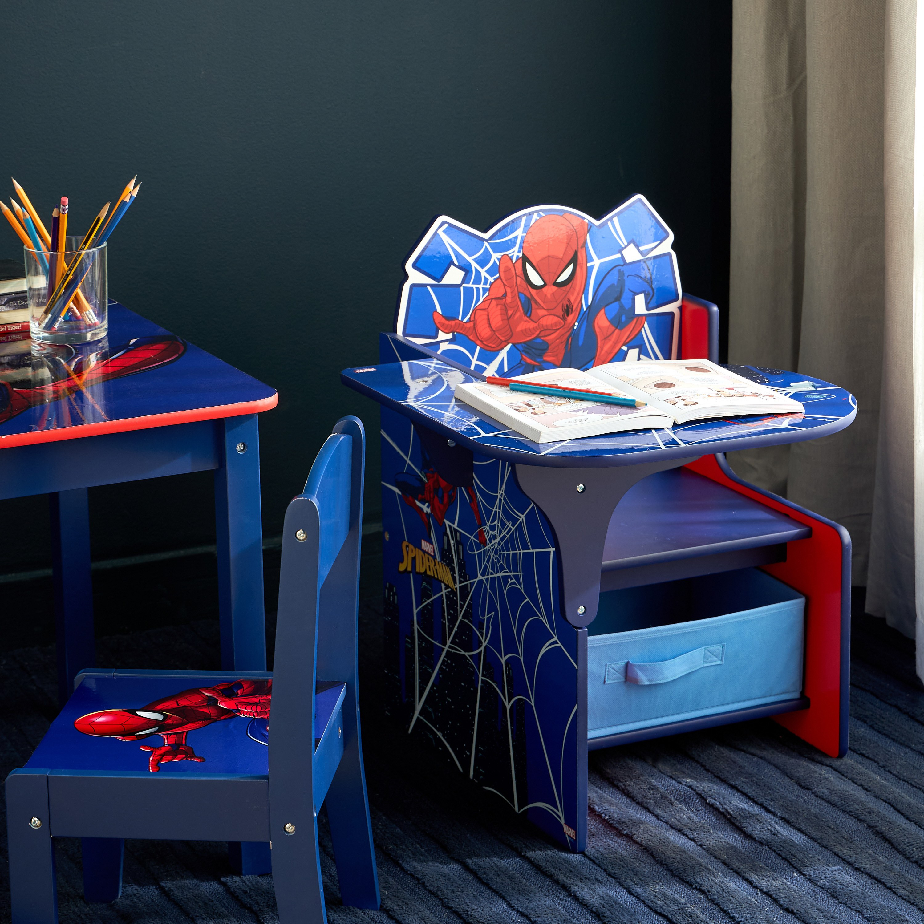 Spiderman Chair and Desk-babyandkids-toys-playtablesandchairs-image-6