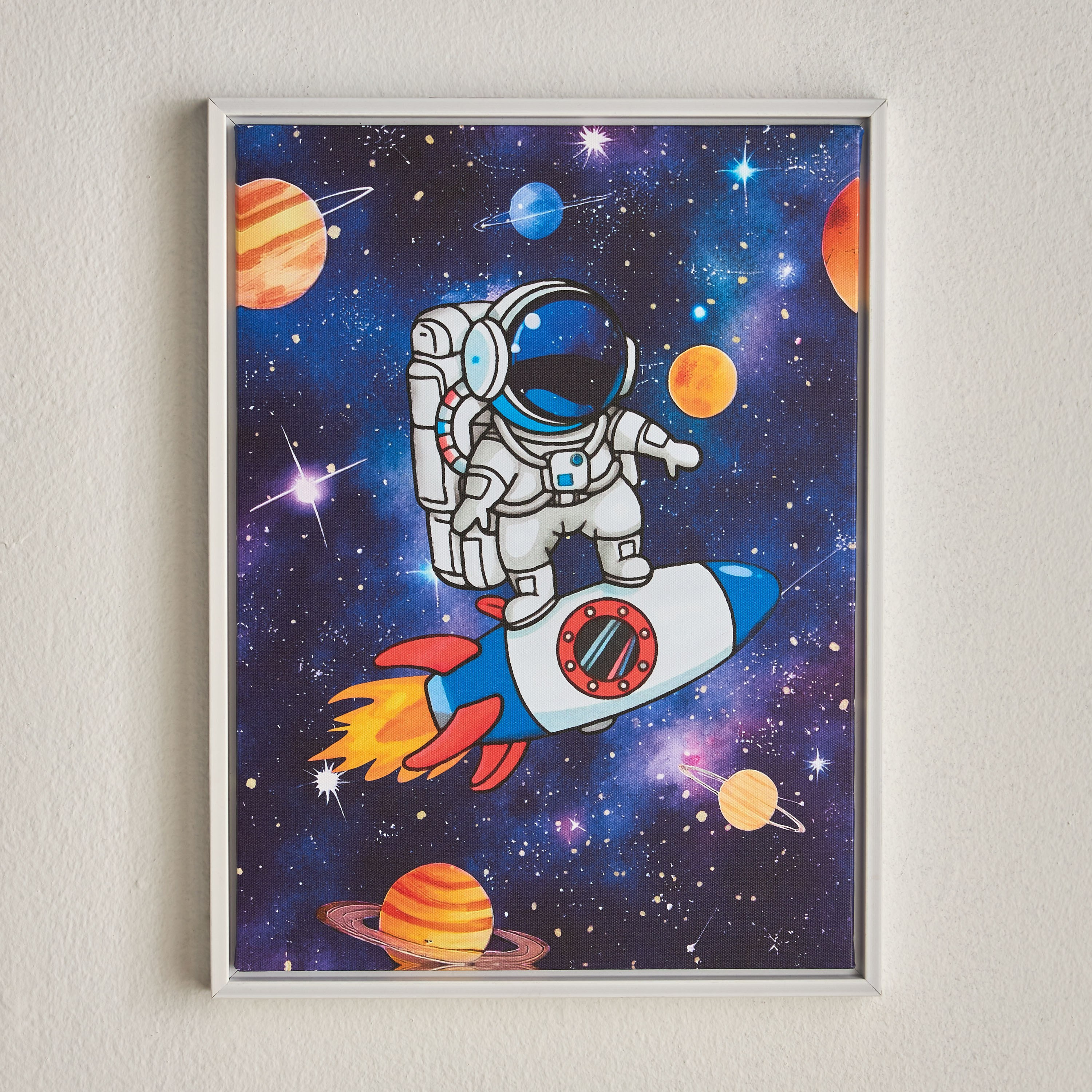 Shawn Space Framed Canvas Wall Art - 2x30 cm