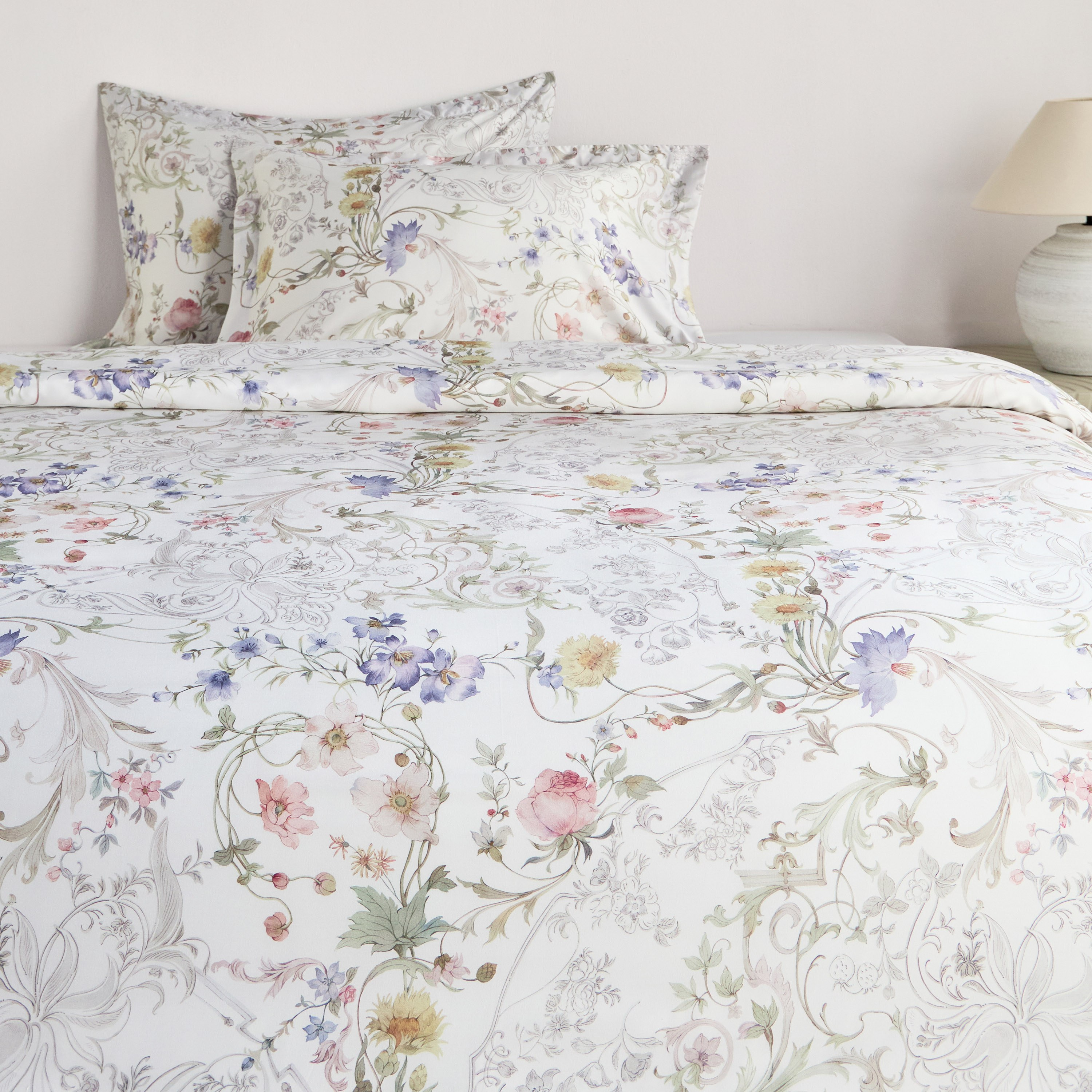 Blanche Greeky Lyocell 300 Thread Count 3-Piece King Duvet Cover Set - 220x230 cm-household-bedding-duvetandcovers-duvetcovers-image-2