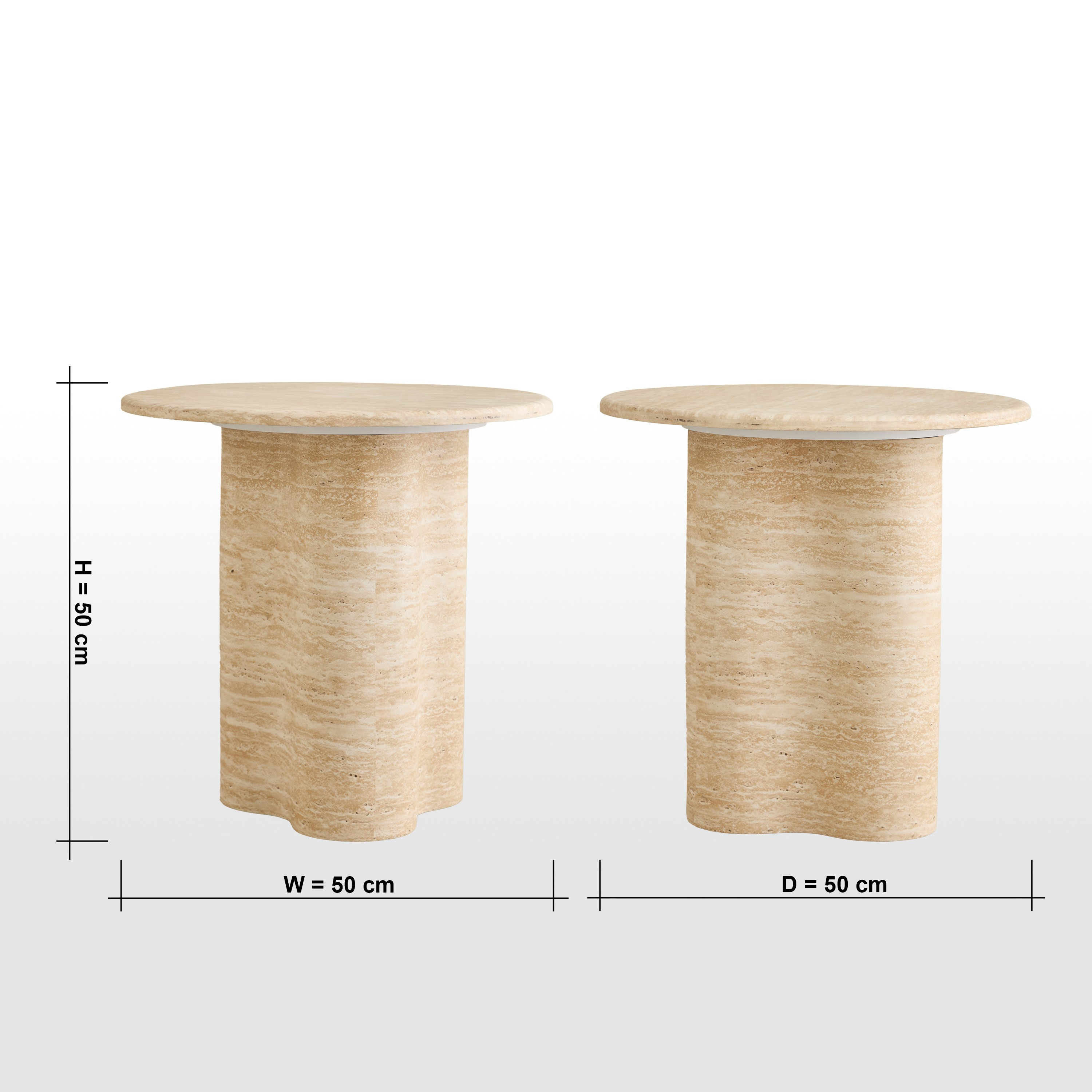 طاولة جانبية بسطح رخام - فيرينز-furniture-livingroom-sideandendtables-image-6