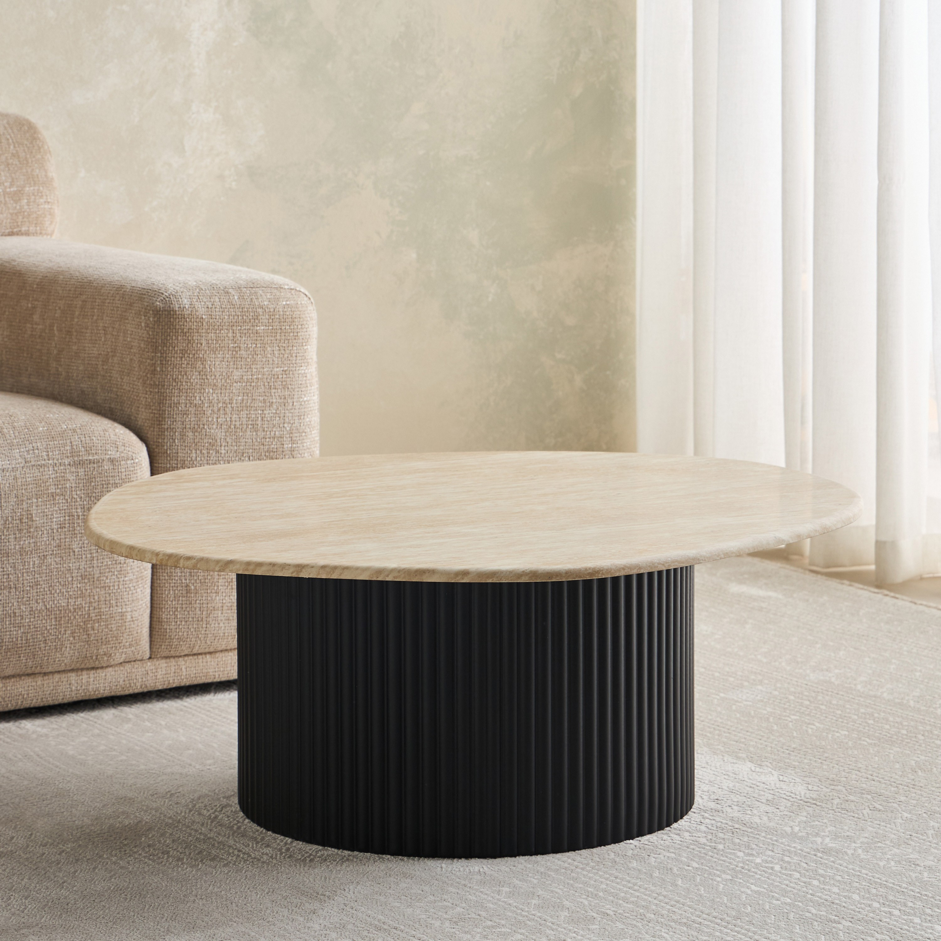 طاولة قهوة بسطح رخام - نابولي - كبيرة-furniture-livingroom-coffeetables-image-1