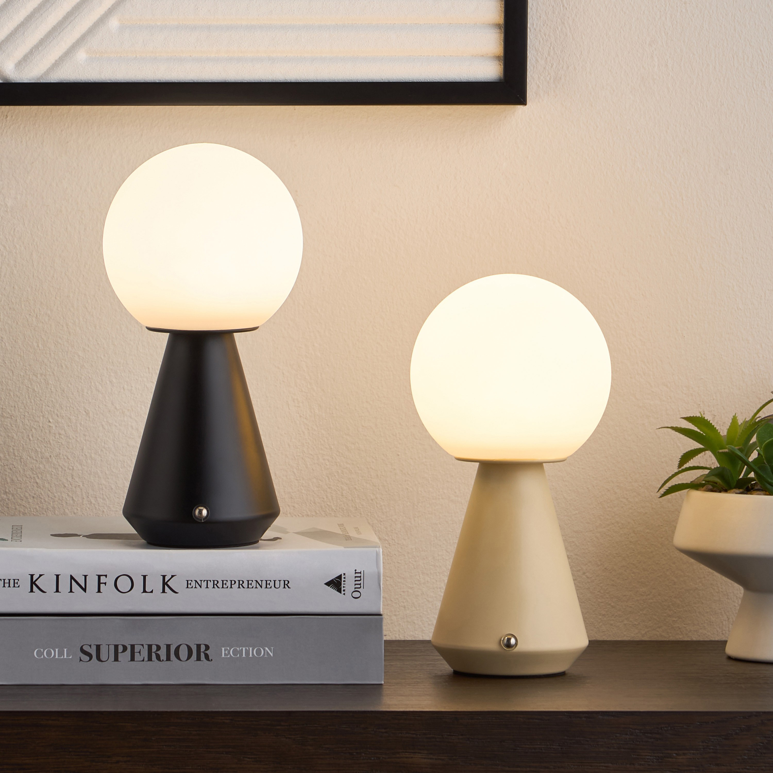مصباح طاولة معدني إل إي دي - زيتا - 24 سم-household-lighting-tableanddesklamps-image-7
