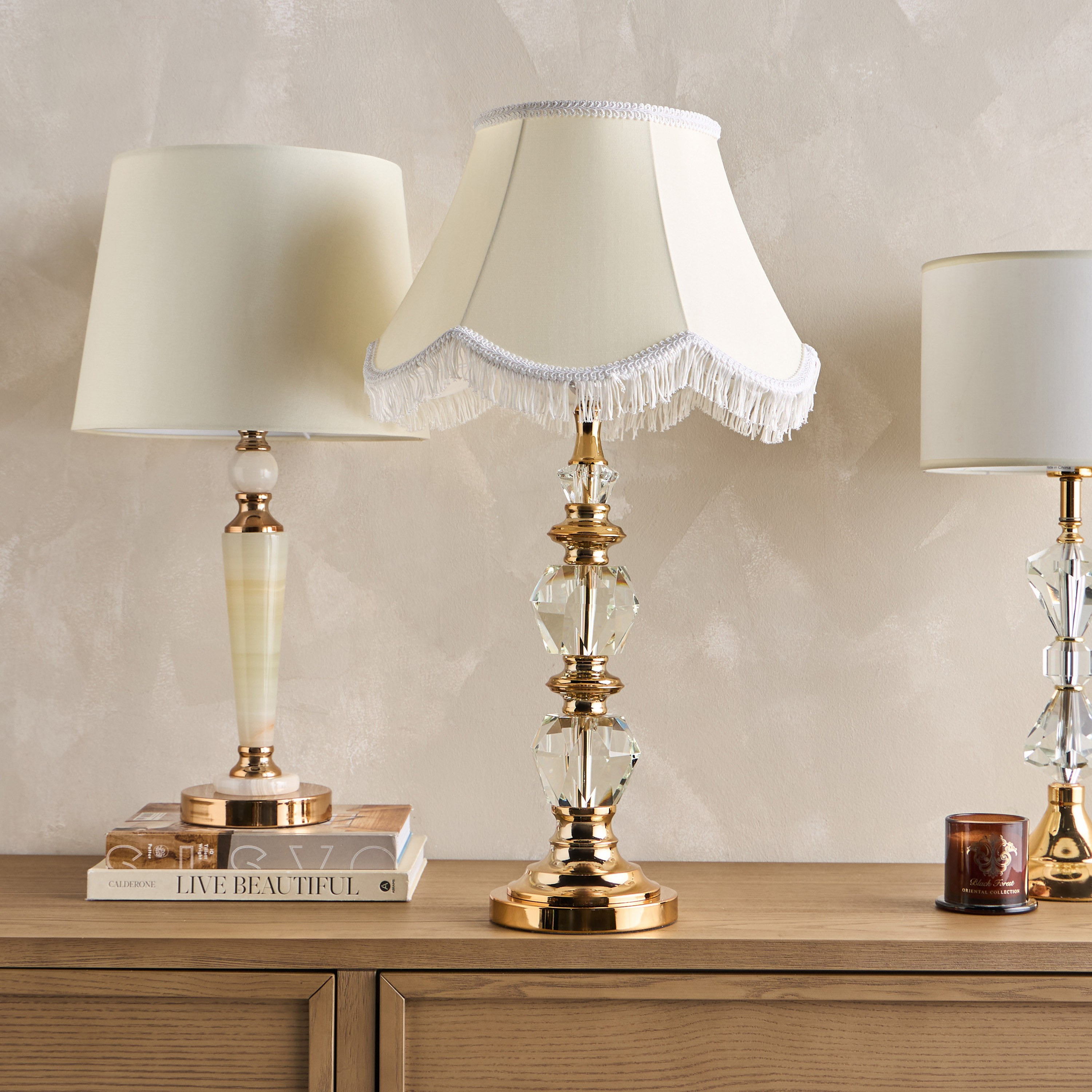 Easton Marble Table Lamp - 61 cm-household-lighting-tableanddesklamps-image-5