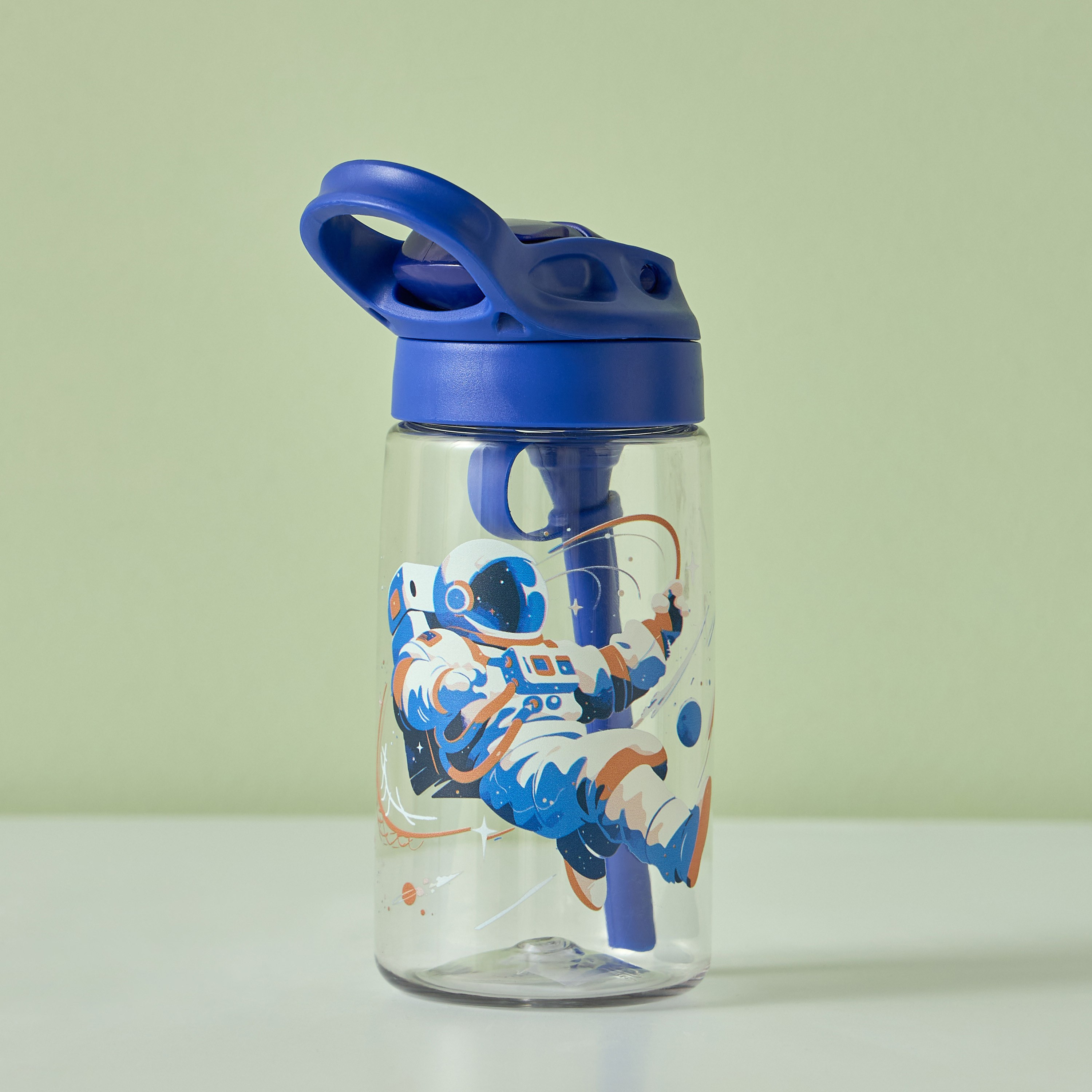 Delmar Astronaut Print Water Bottle - 480 ml-babyandkids-eatanddrink-waterbottles-image-1