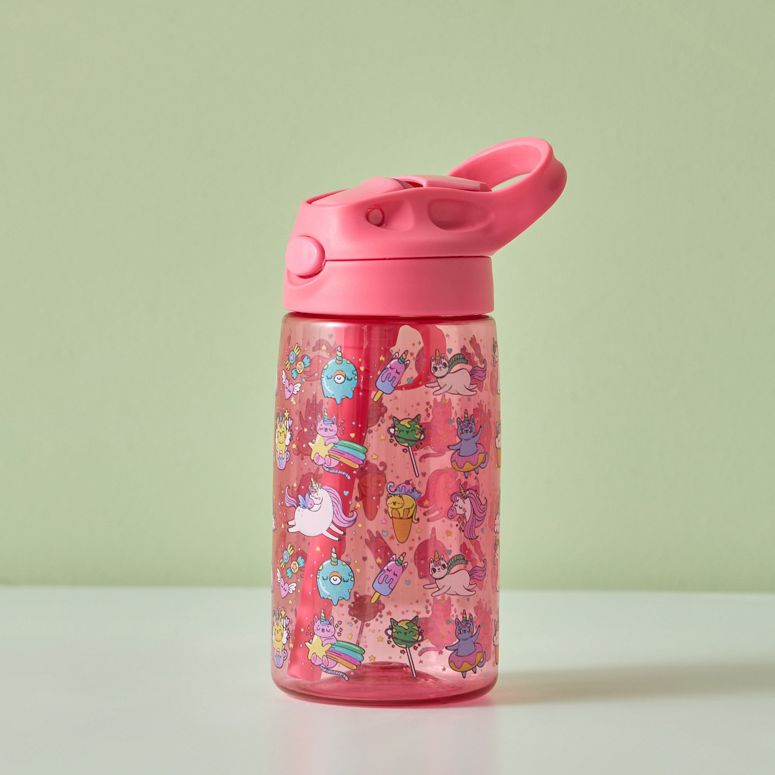 قارورة مياه بطبعات يونيكورن - سوزان - 480 مل-babyandkids-eatanddrink-waterbottles-image-1