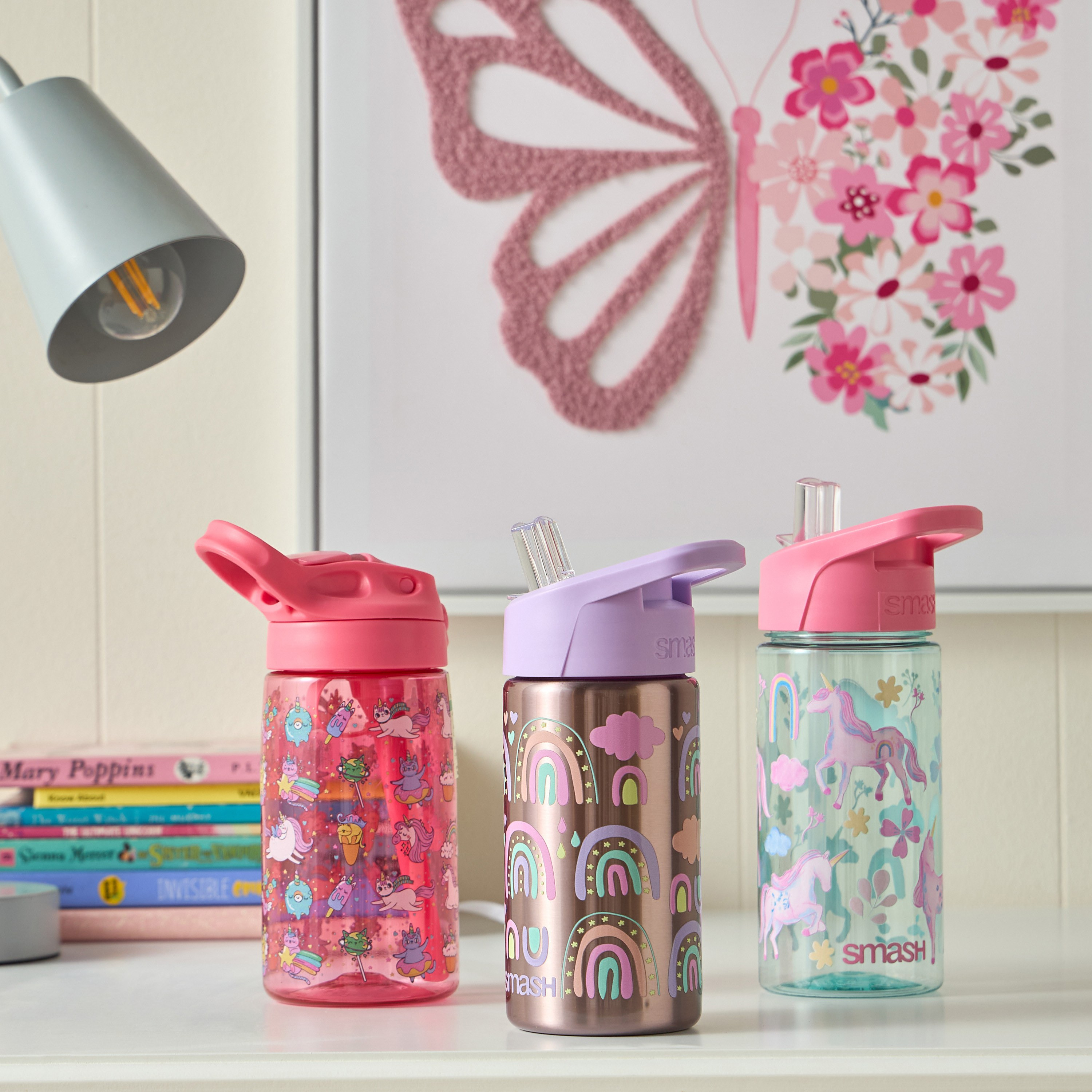 قارورة مياه بطبعات يونيكورن - سوزان - 480 مل-babyandkids-eatanddrink-waterbottles-image-3