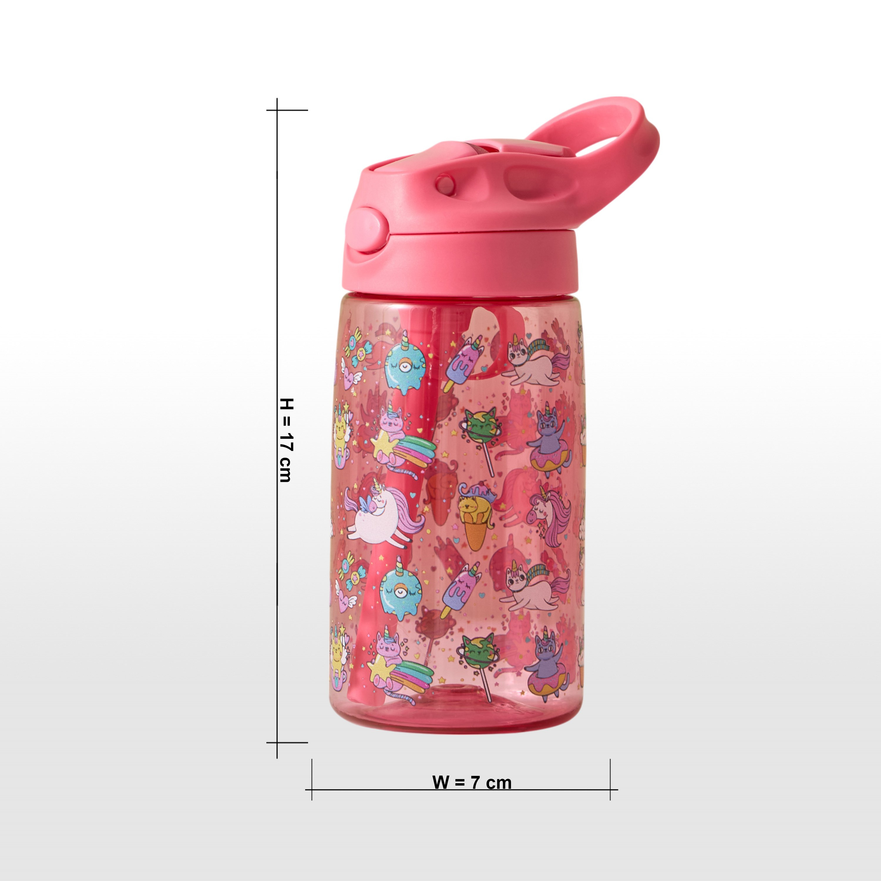 قارورة مياه بطبعات يونيكورن - سوزان - 480 مل-babyandkids-eatanddrink-waterbottles-image-4