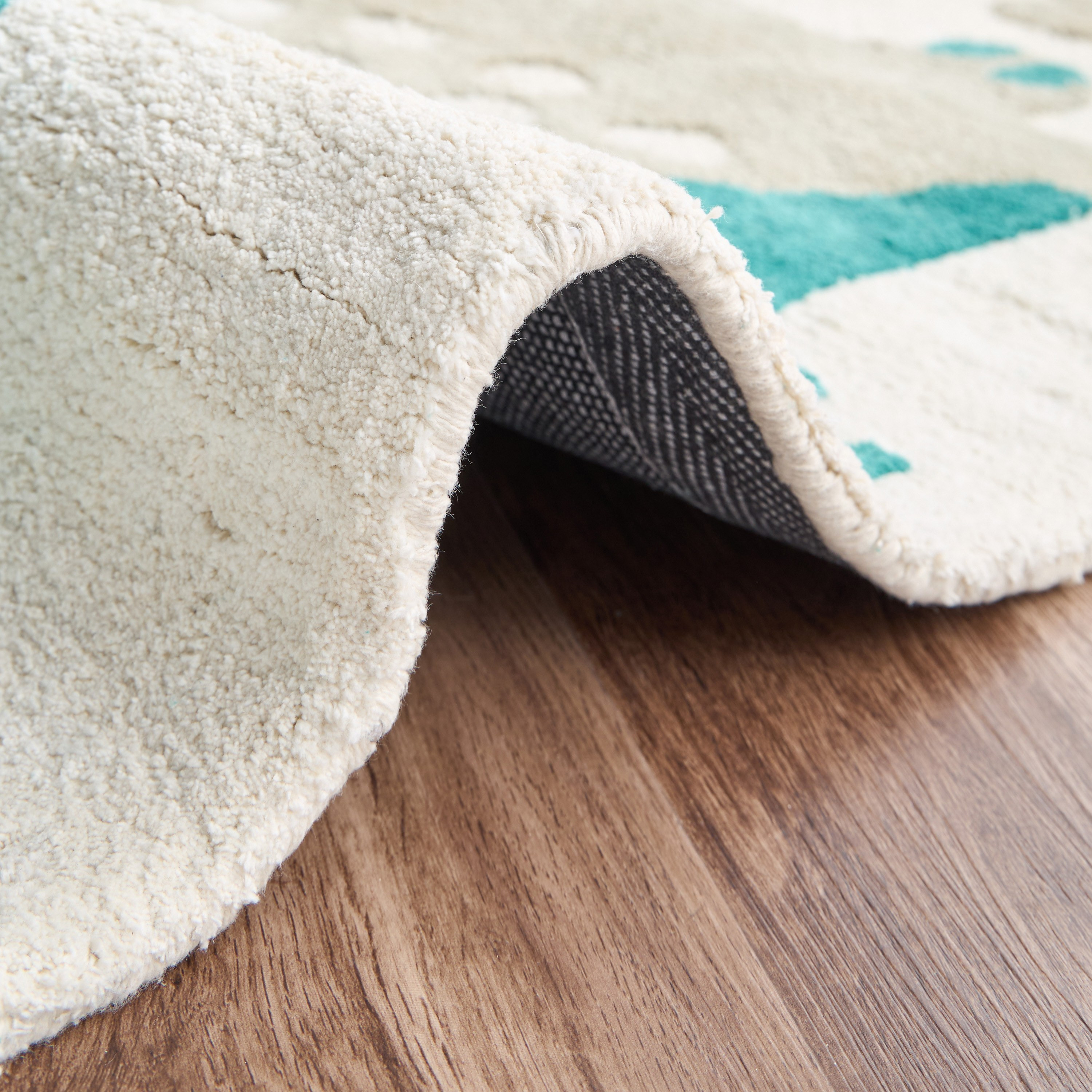 Steve Dino Sage Handtufted Rug - 120x160 cm-babyandkids-rugsandcarpets-rugs-image-4